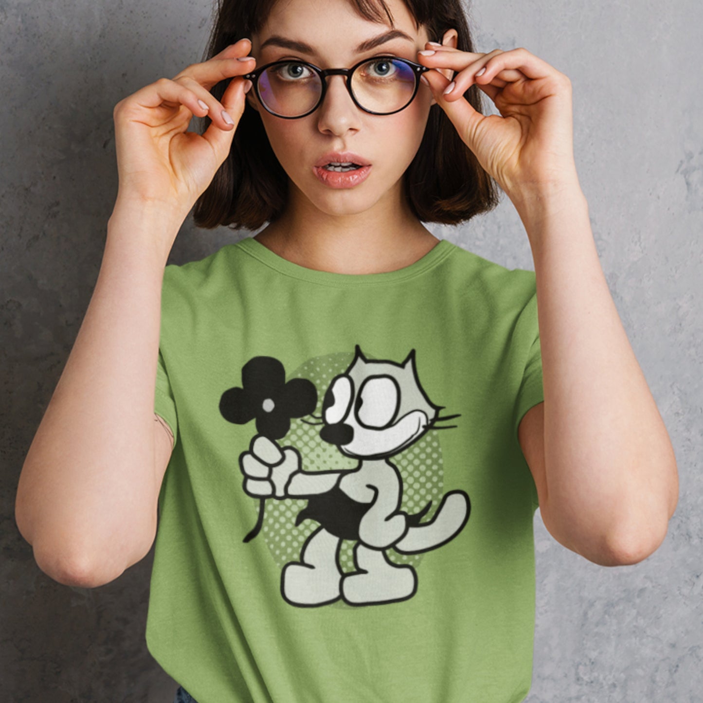 Women's Relaxed Tee featuring Kitty Kat, Felix the Cat's love interest