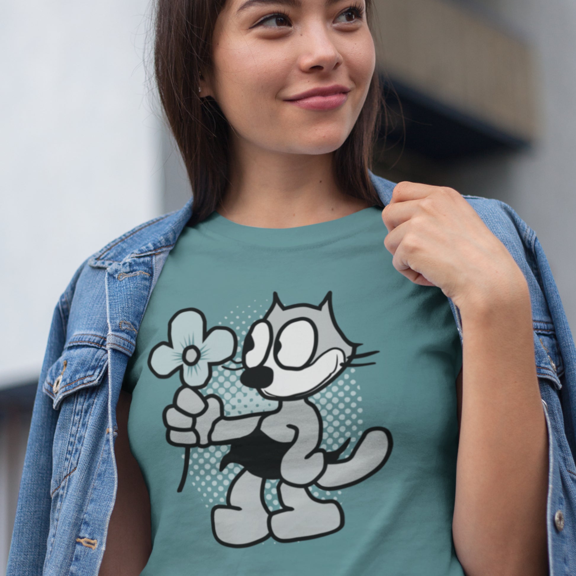 Women's Relaxed Tee featuring Kitty Kat, Felix the Cat's love interest