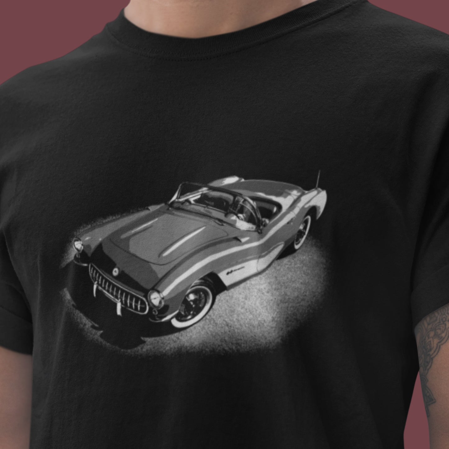 Classic Car Shirt featuring 57 Corvette, 1957 Chevy on Unisex classic tee