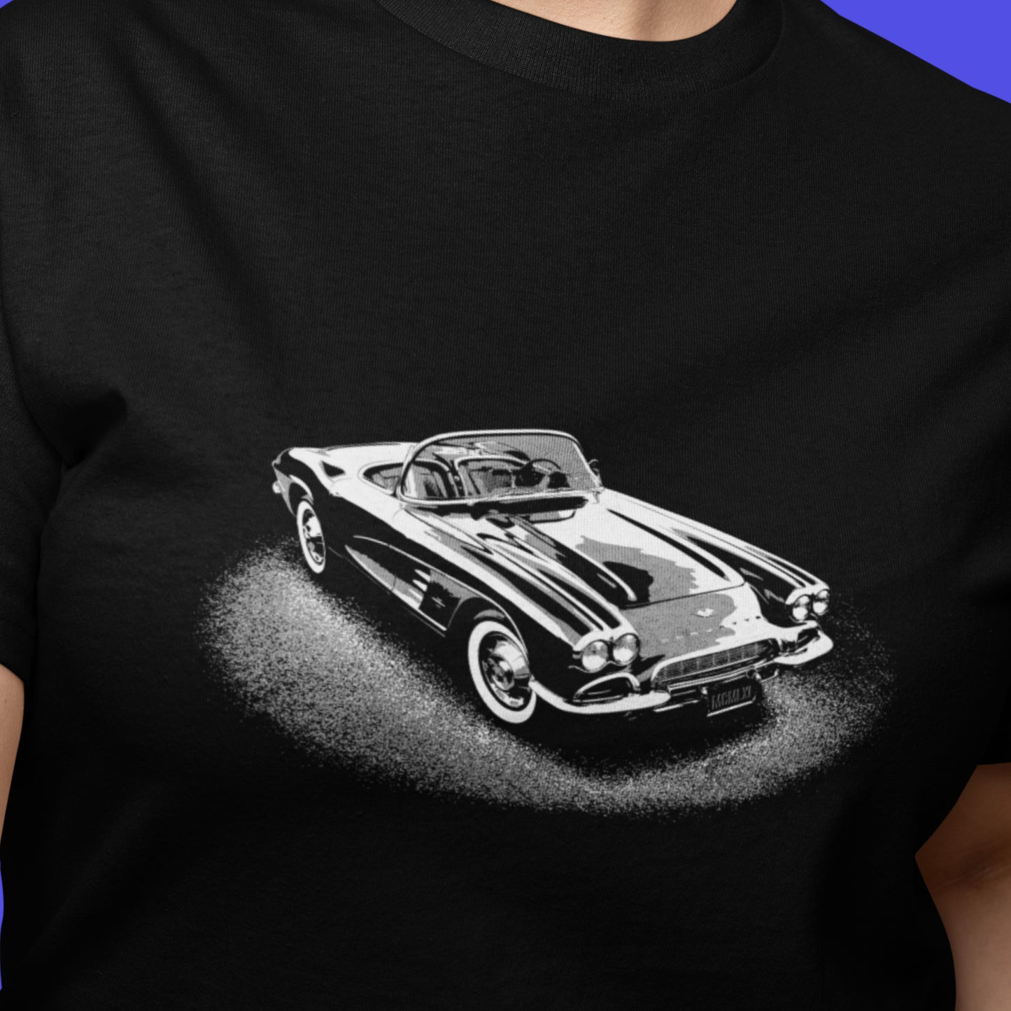 Classic Car Shirt featuring 61 Corvette, 1961 Vette on Unisex classic tee