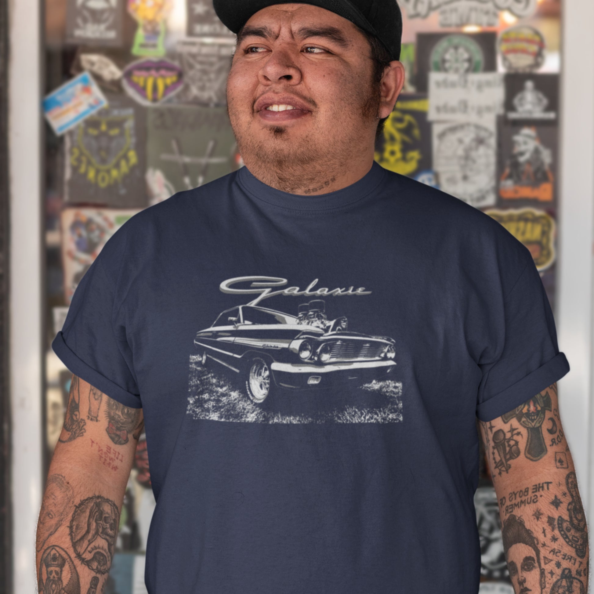 Classic Car Shirt featuring a hot rod 64 Galaxie - Unisex t-shirt with 1964 Ford
