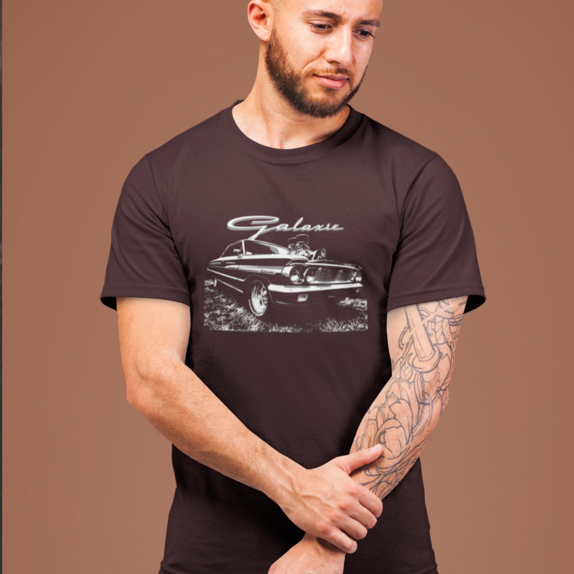 Classic Car Shirt featuring a hot rod 64 Galaxie - Unisex t-shirt with 1964 Ford