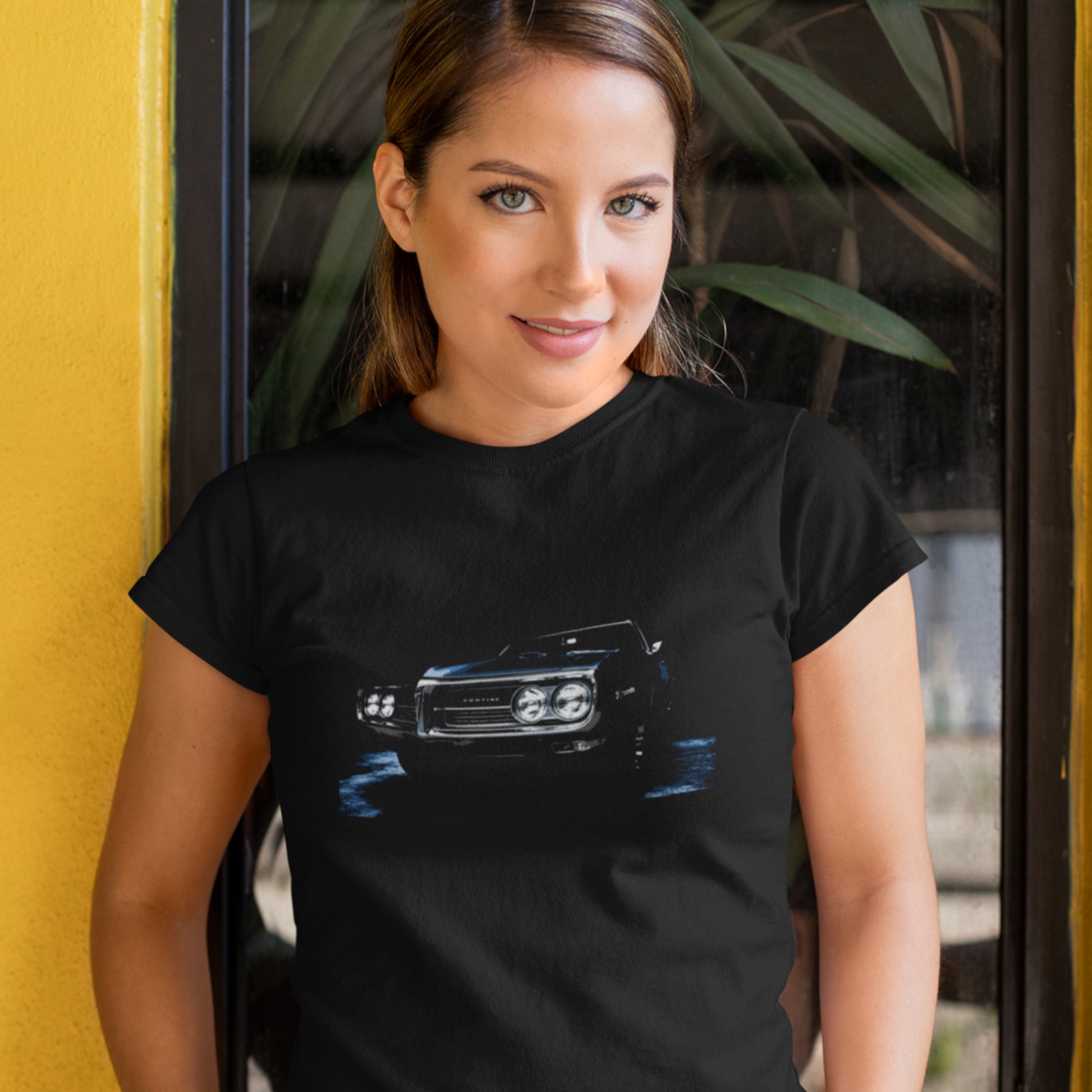 68 Pontiac Firebird T-Shirt: Blue Muscle Car Tee