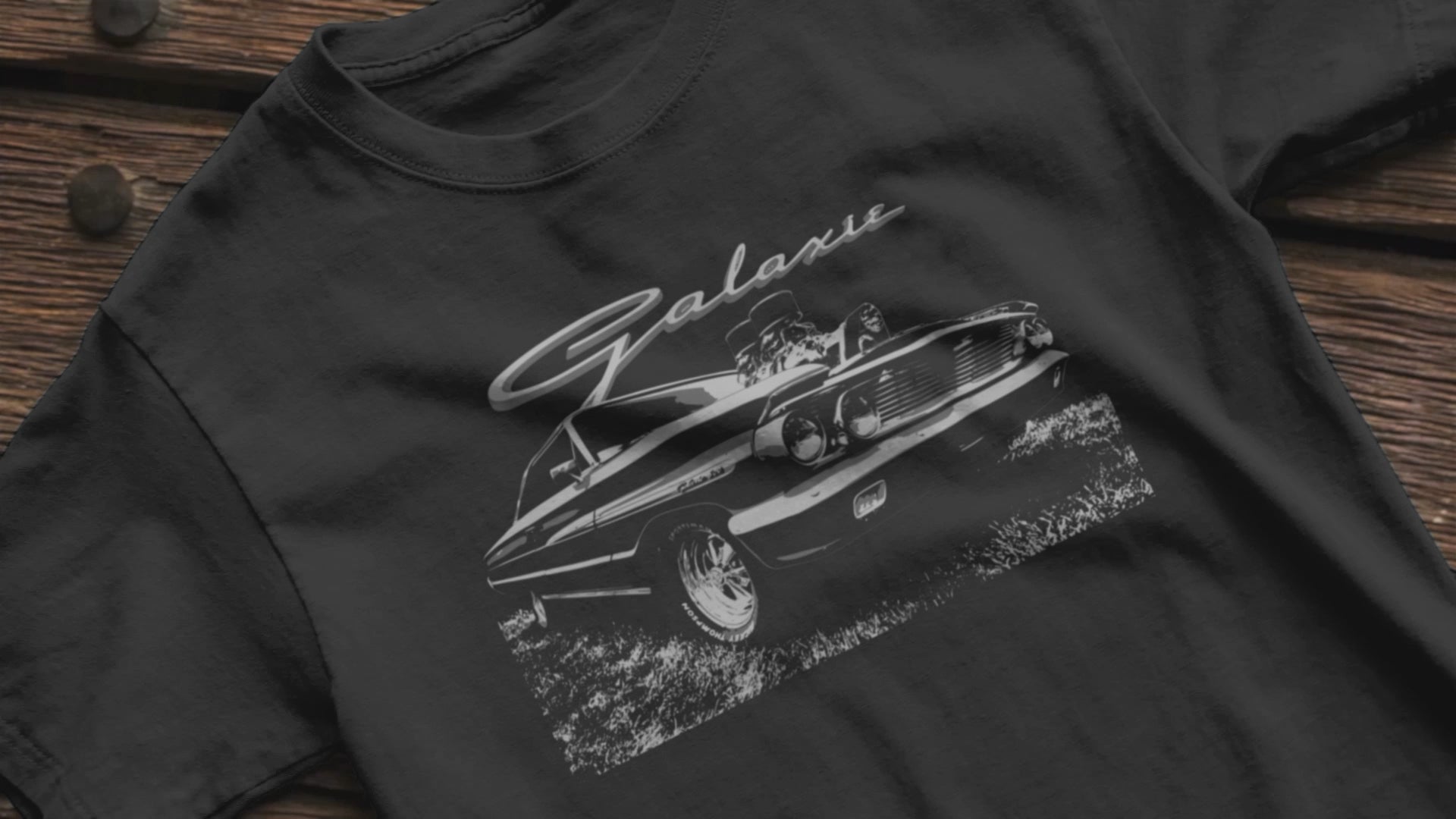 Classic Car Shirt featuring a hot rod 64 Galaxie - Unisex t-shirt with 1964 Ford