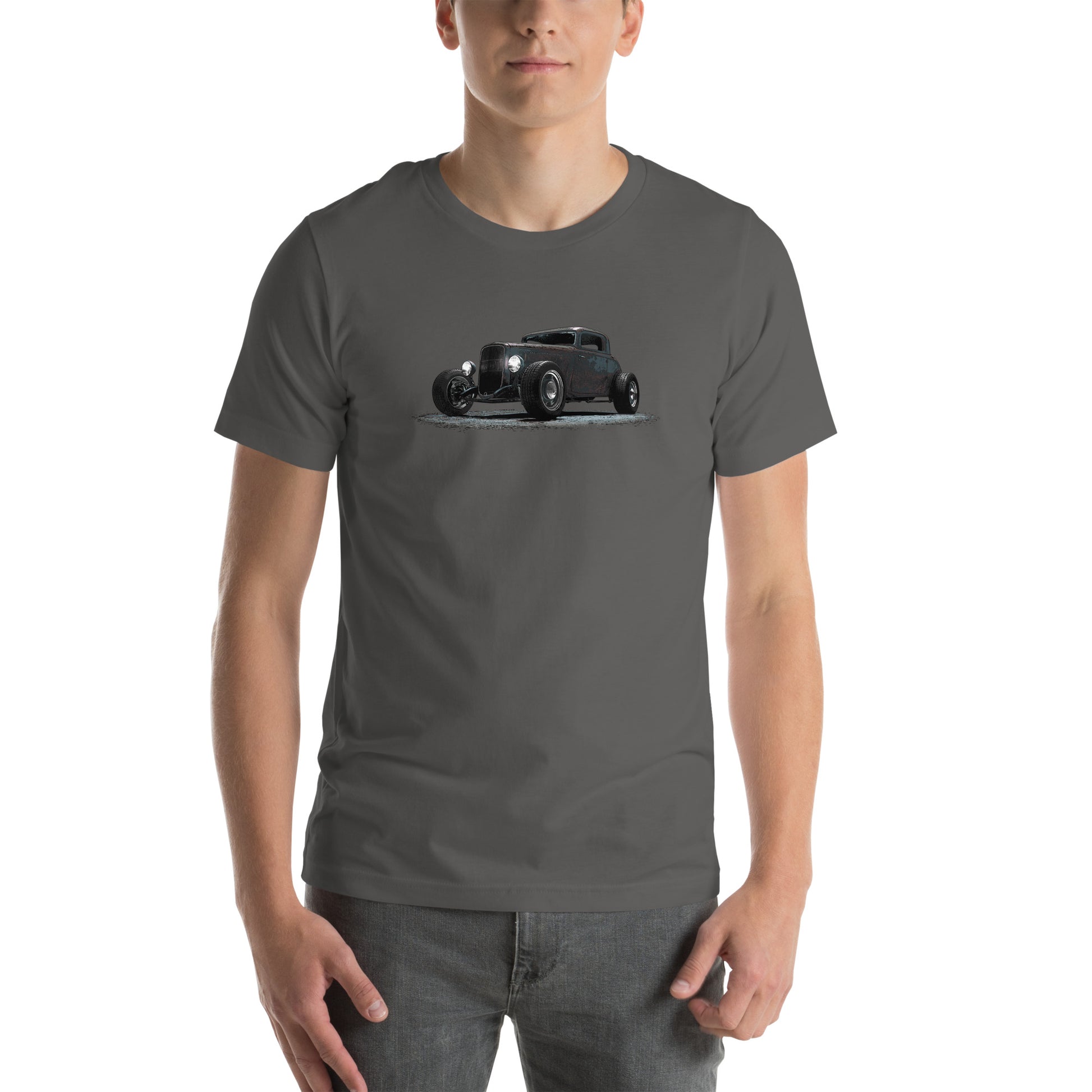 Classic Car shirt featuring a rusty 34 Ford Rat Rod