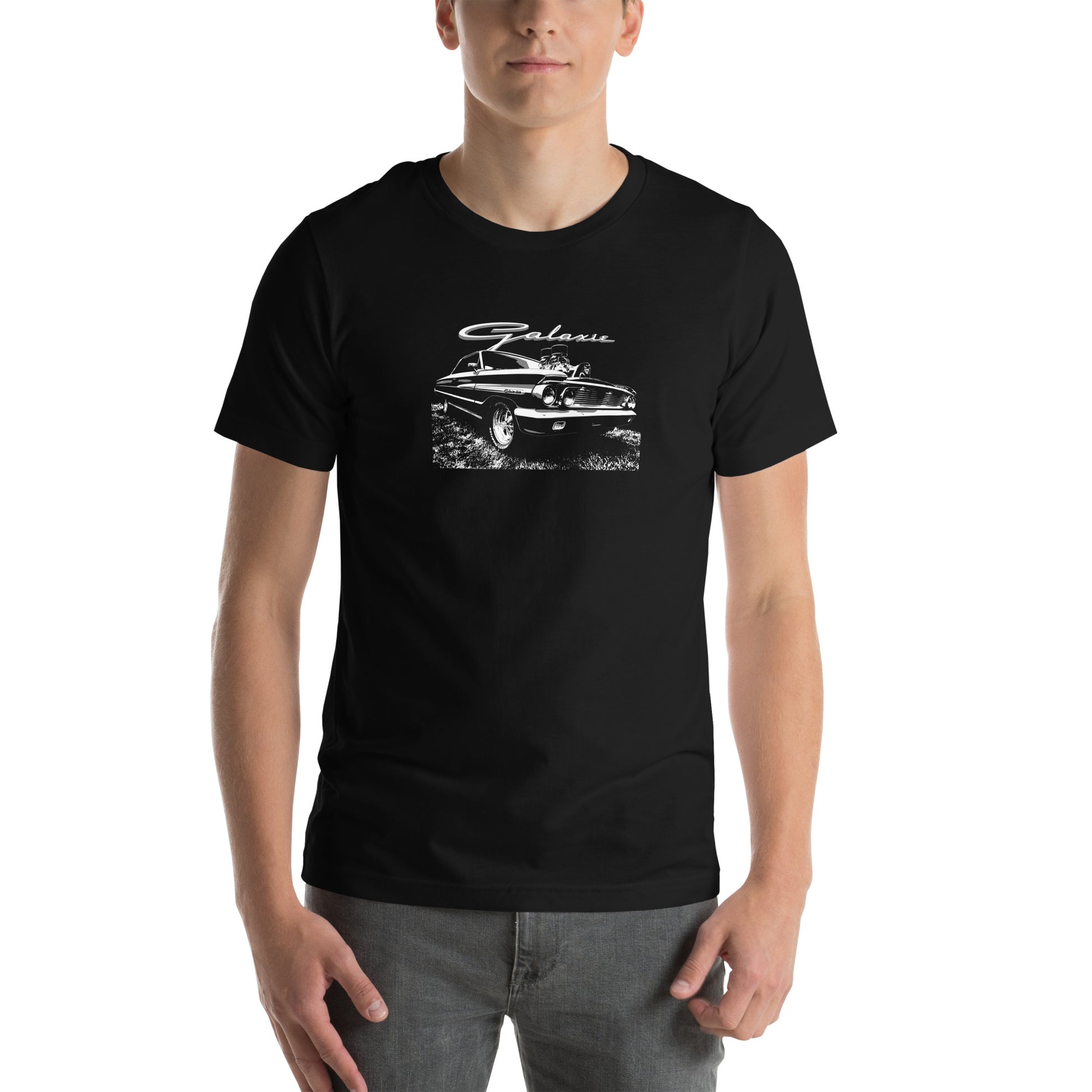 Classic Car Shirt featuring a hot rod 64 Galaxie - Unisex t-shirt with 1964 Ford