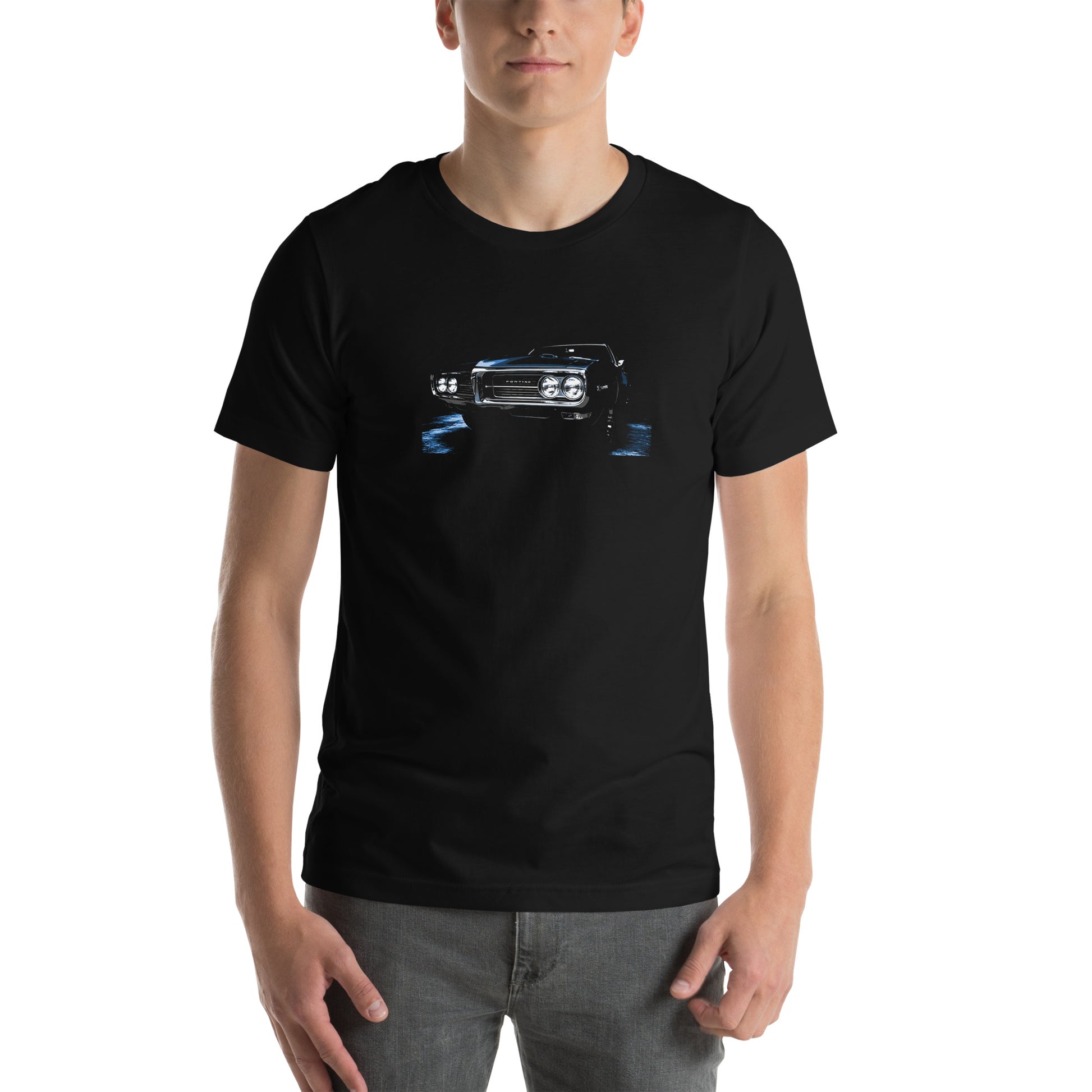 68 Pontiac Firebird T-Shirt: Blue Muscle Car Tee