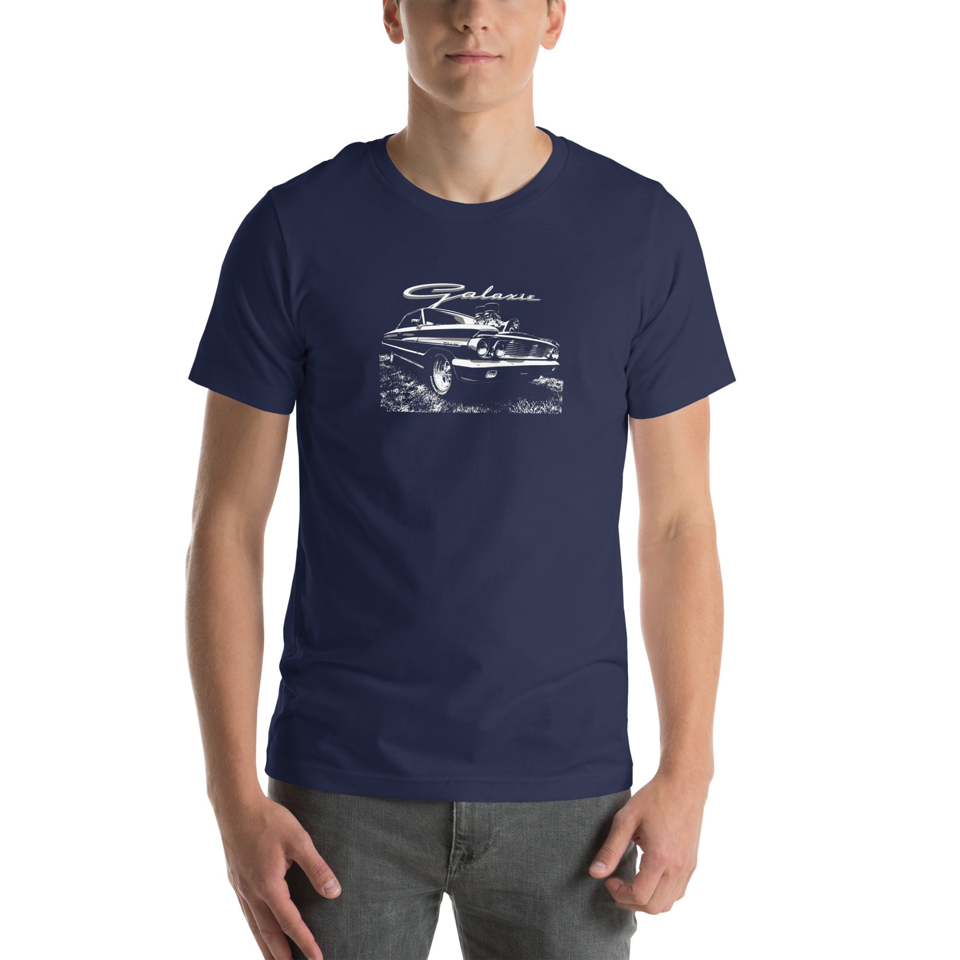 Classic Car Shirt featuring a hot rod 64 Galaxie - Unisex t-shirt with 1964 Ford