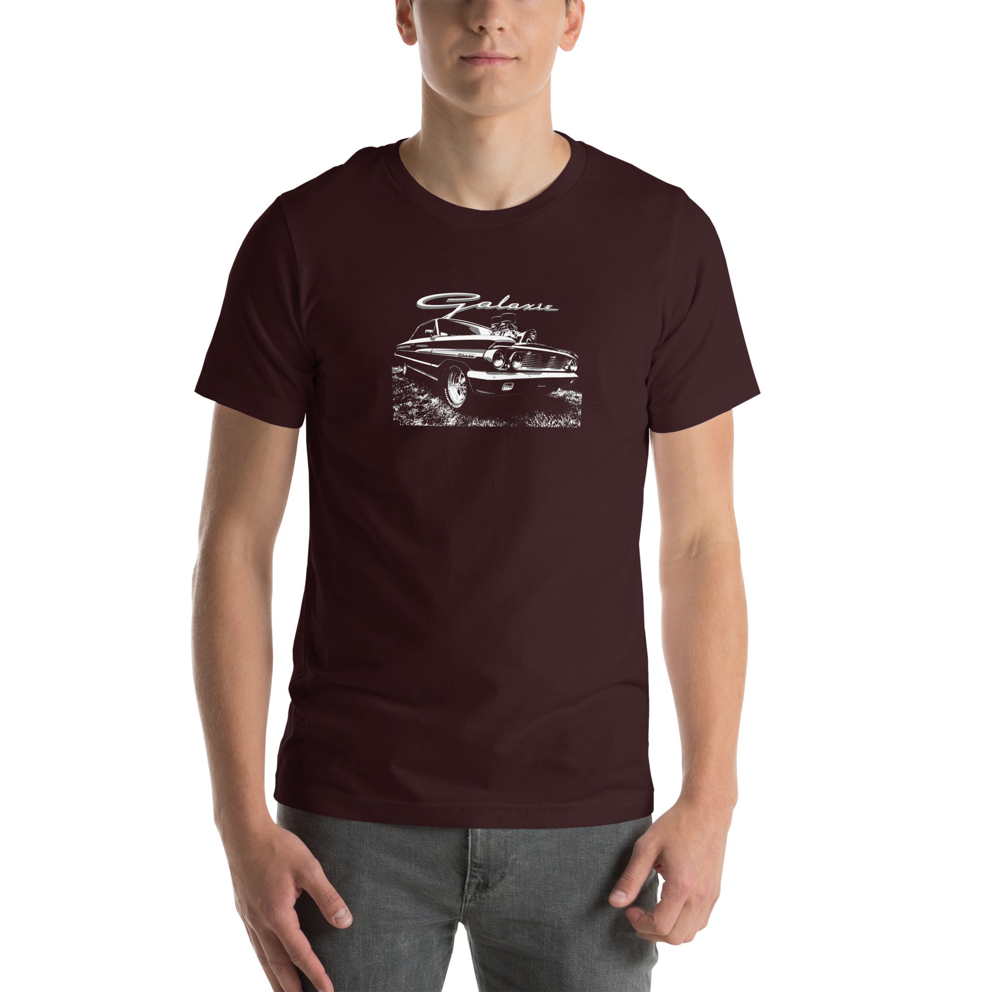 Classic Car Shirt featuring a hot rod 64 Galaxie - Unisex t-shirt with 1964 Ford