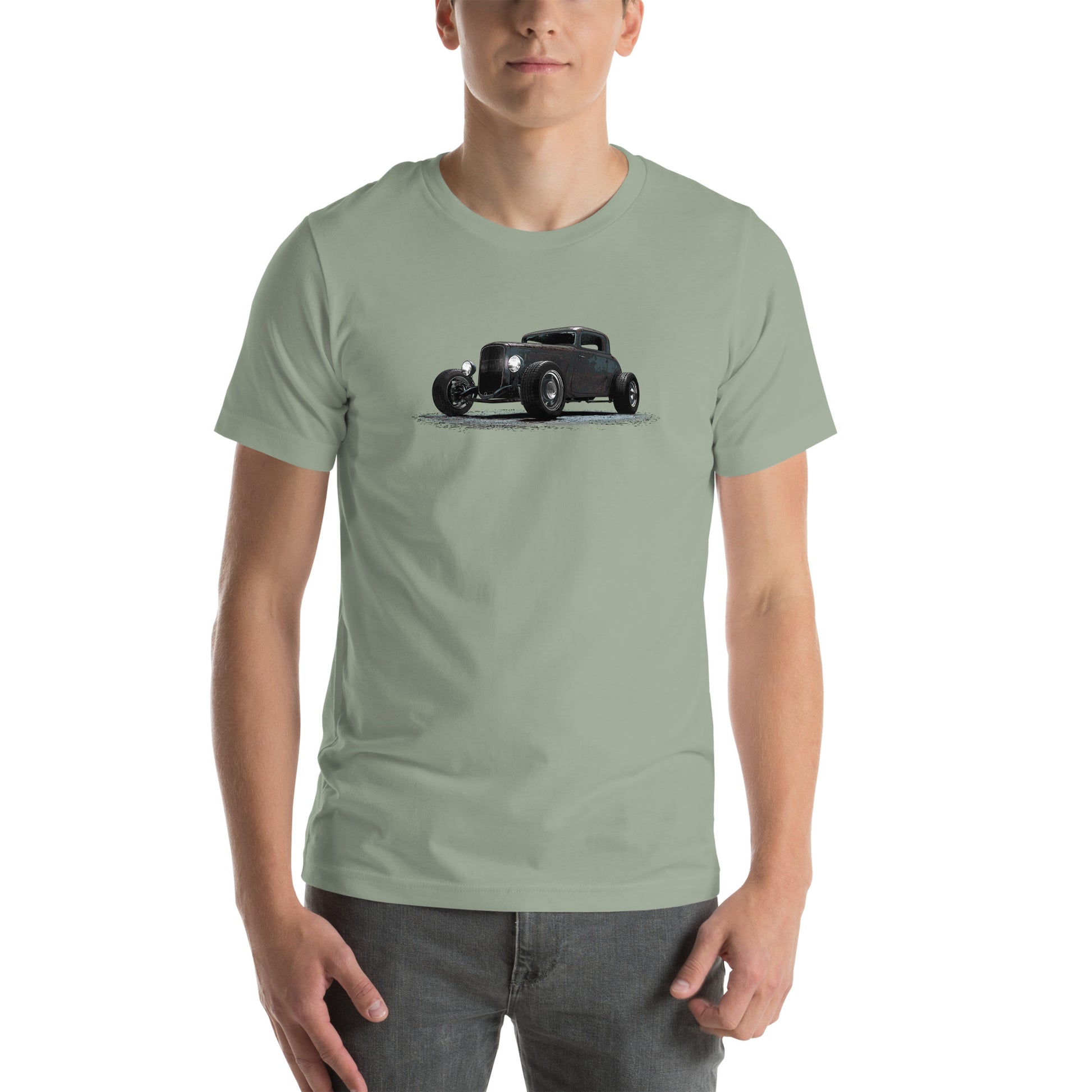 Classic Car shirt featuring a rusty 34 Ford Rat Rod