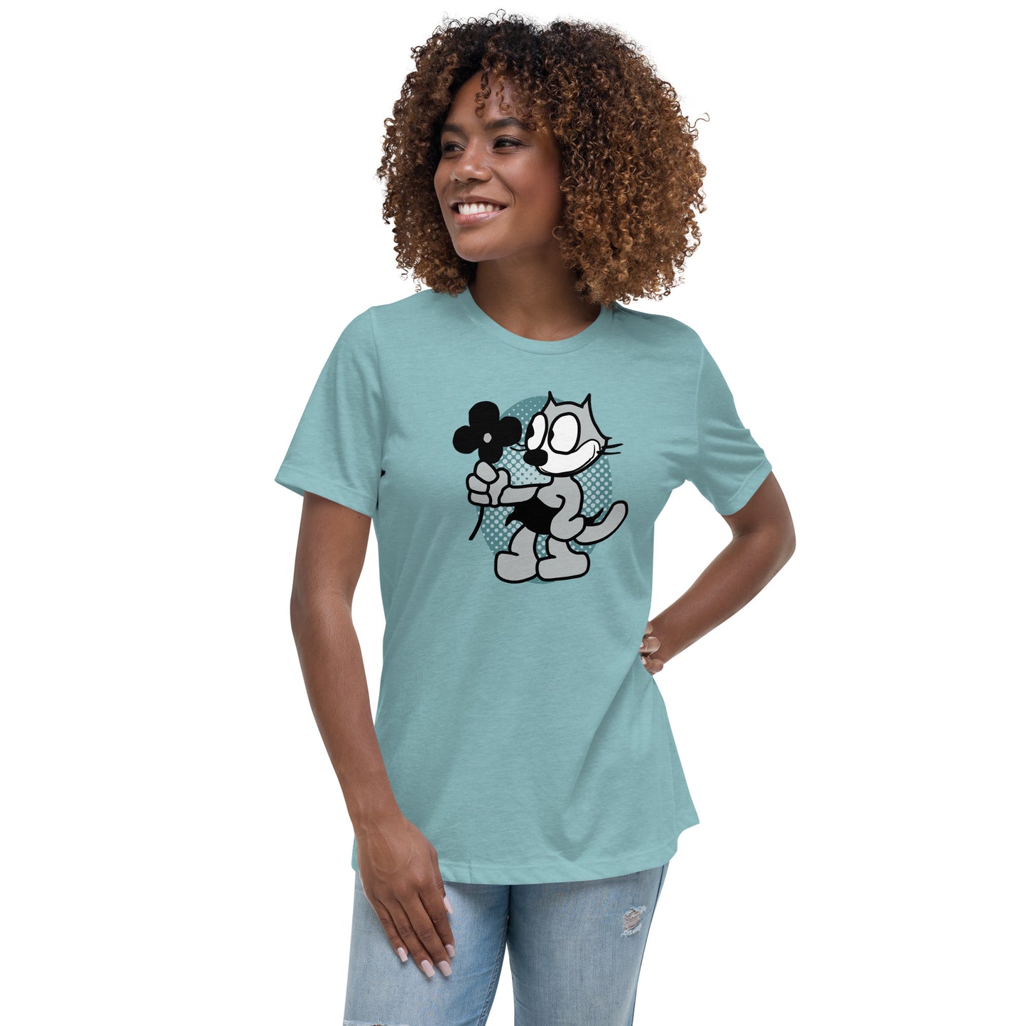 Women's Relaxed Tee featuring Kitty Kat, Felix the Cat's love interest