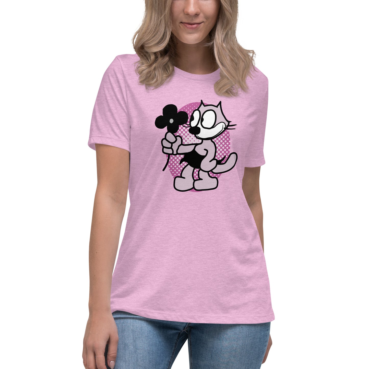 Women's Relaxed Tee featuring Kitty Kat, Felix the Cat's love interest
