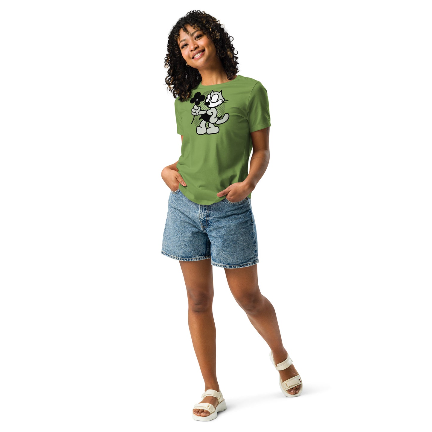 Women's Relaxed Tee featuring Kitty Kat, Felix the Cat's love interest