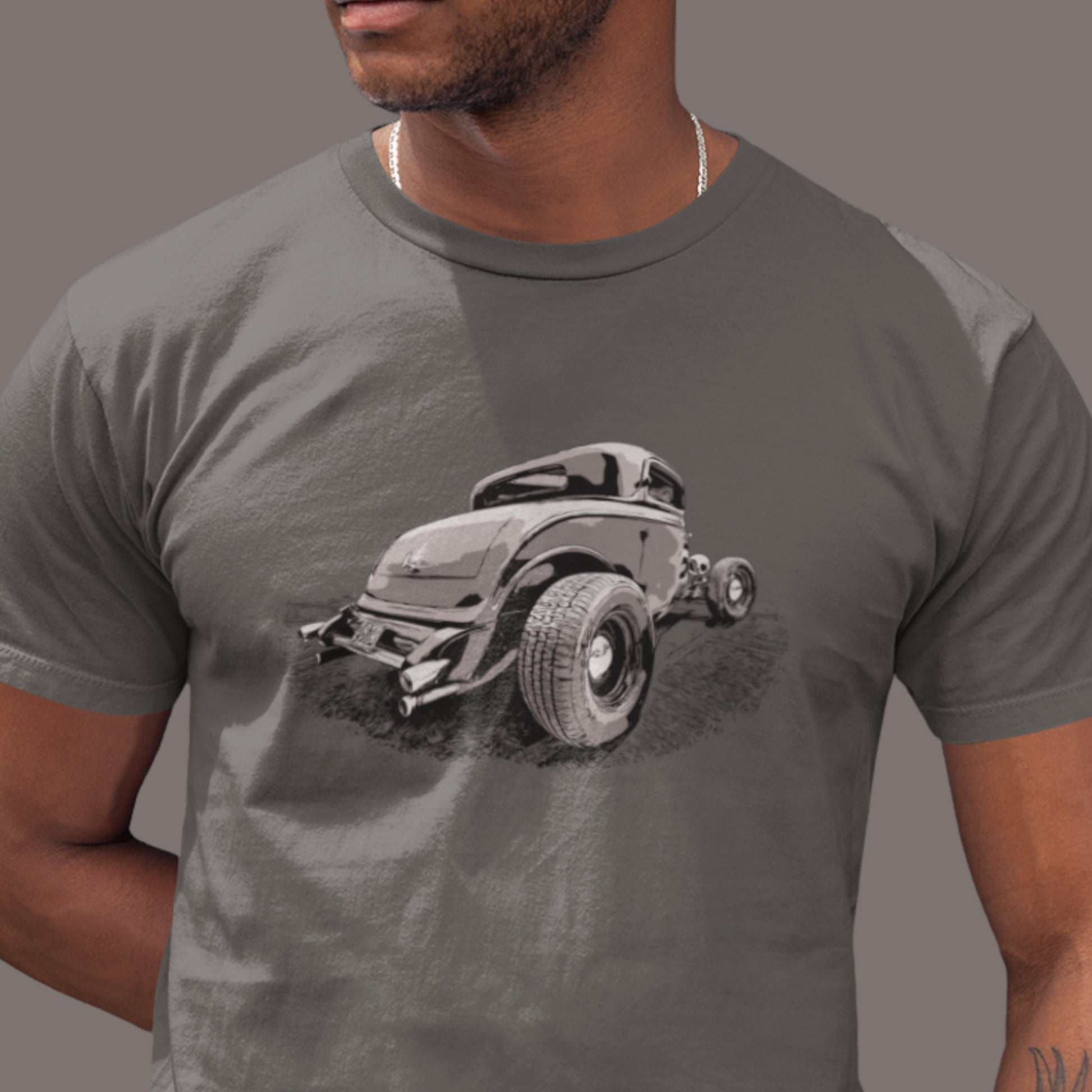 Classic Car Shirt featuring 32 Highboy - Unisex t-shirt with 1932 Ford