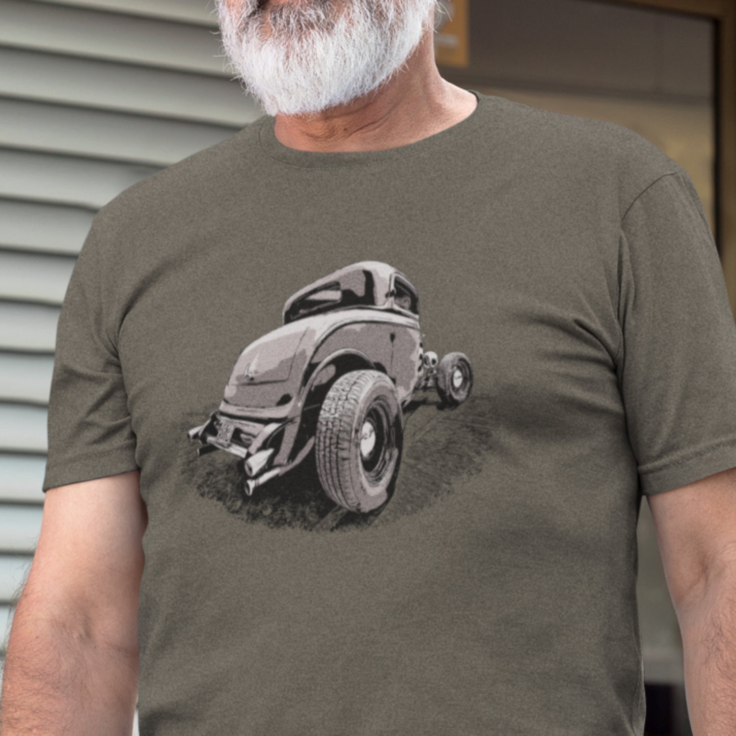 Classic Car Shirt featuring 32 Highboy - Unisex t-shirt with 1932 Ford