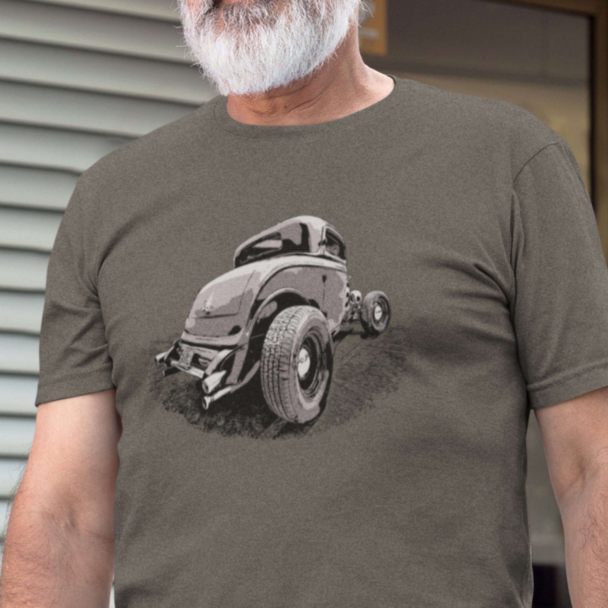 Classic Car Shirt featuring 32 Highboy - Unisex t-shirt with 1932 Ford