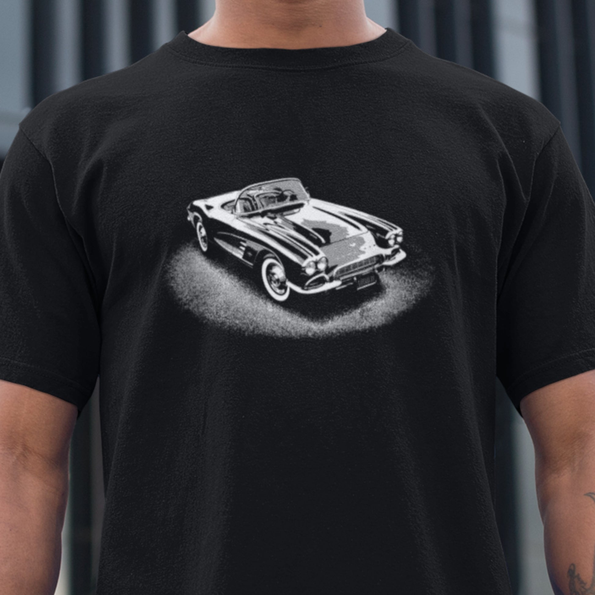 Classic Car Shirt featuring 61 Corvette, 1961 Vette on Unisex classic tee
