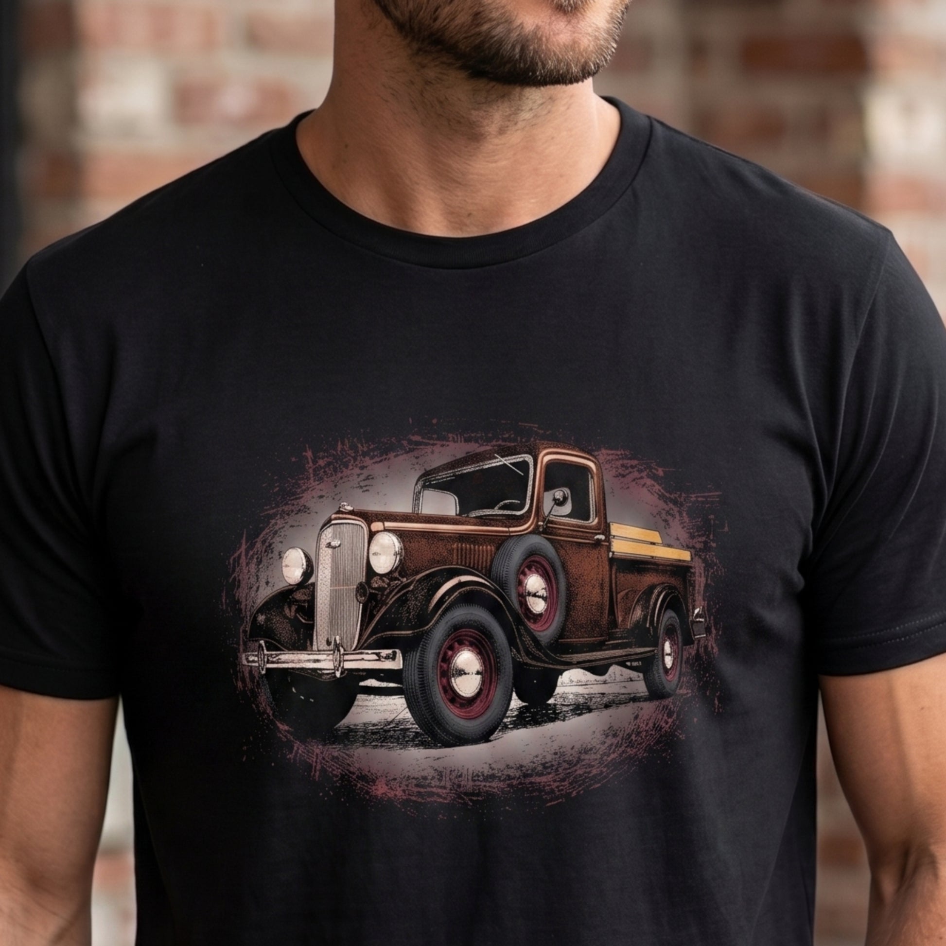 Red 35 Chevy Pickup Unisex classic truck tee