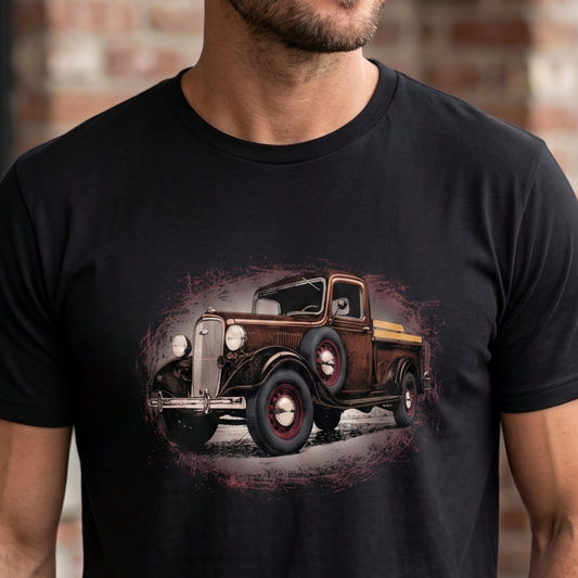 Red 35 Chevy Pickup Unisex classic truck tee