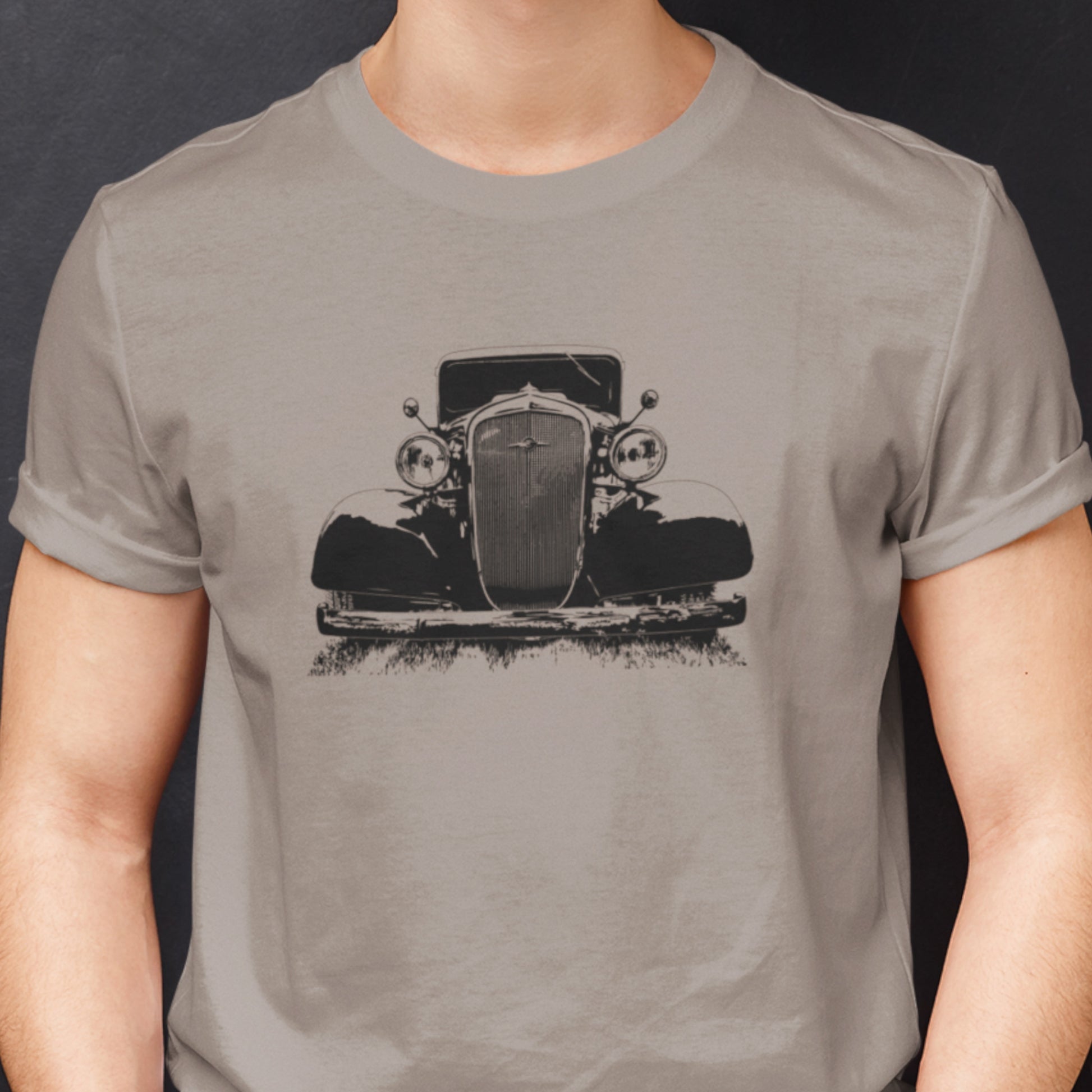 Classic car shirt featuring 35 Chevy - Light shirt version