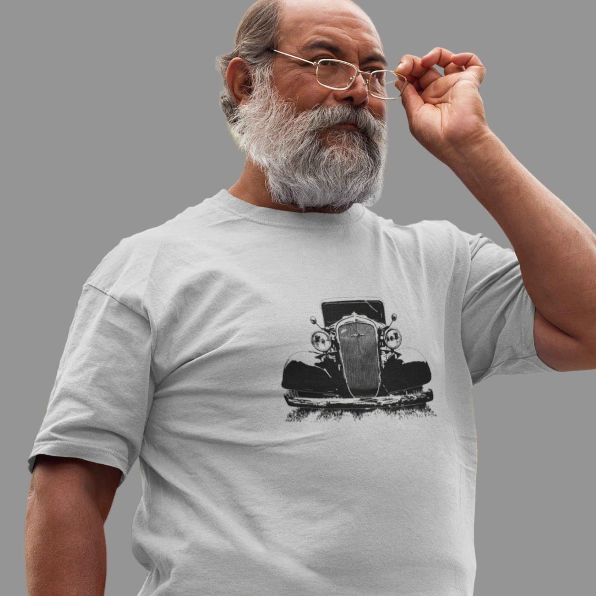 Classic car shirt featuring 35 Chevy - Light shirt version