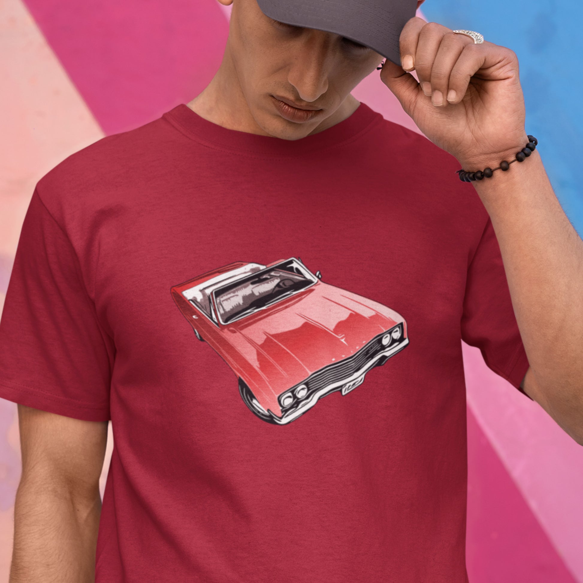 Classic car shirt featuring a Red 1965 Buick GS