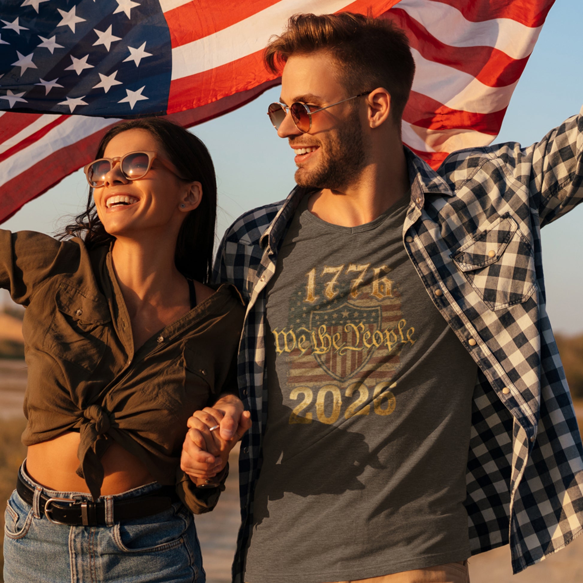 Patriotic We The People T-Shirt | 1776-2026 USA 250th Anniversary Tee