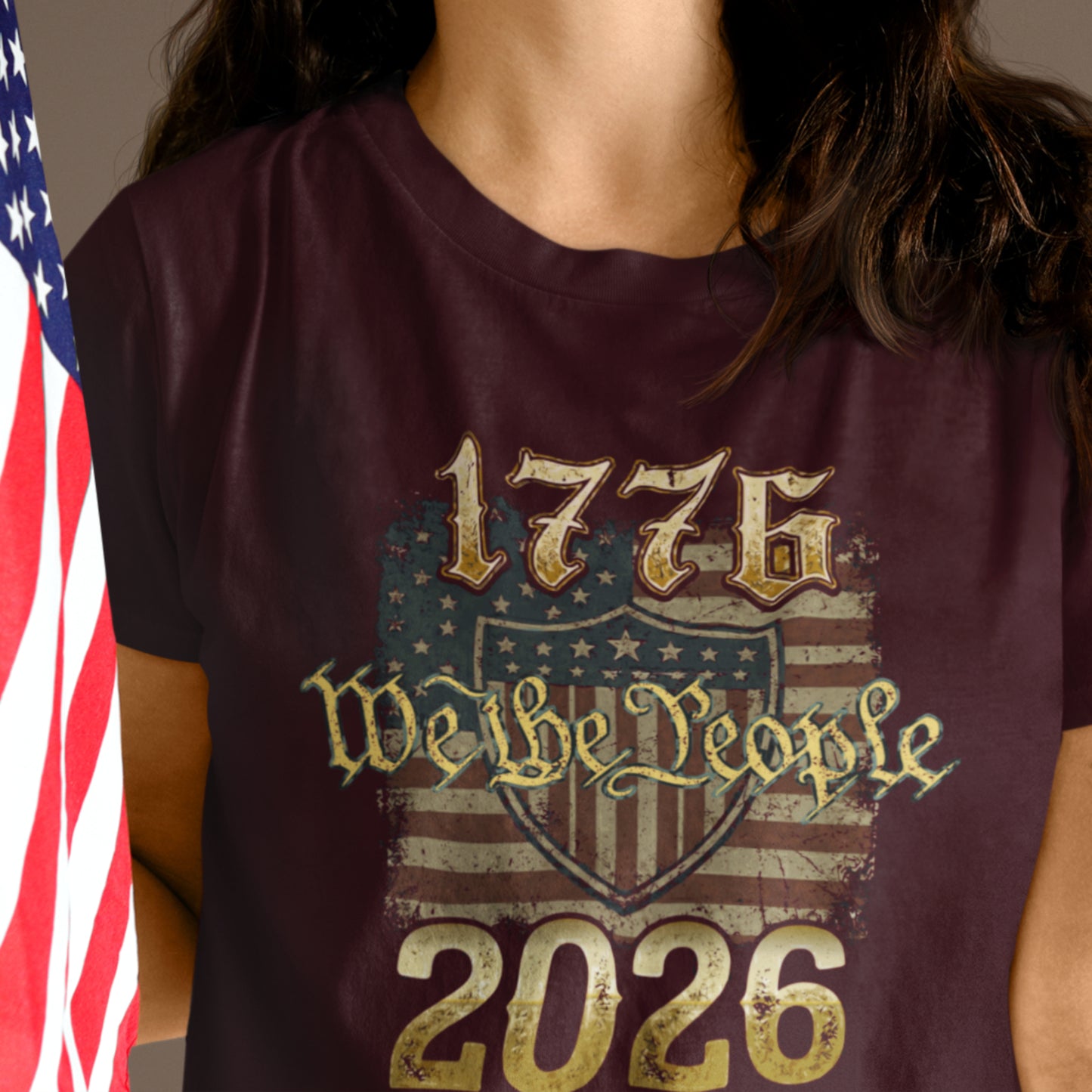 Patriotic We The People T-Shirt | 1776-2026 USA 250th Anniversary Tee