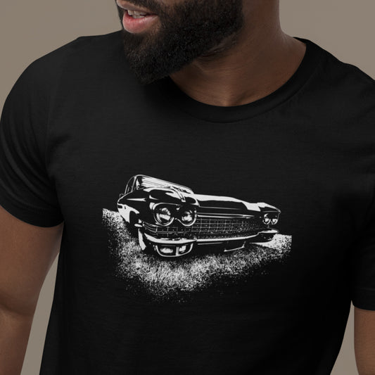 Classic car shirt featuring a 1960 Cadillac, 60 Caddy on Unisex classic tee