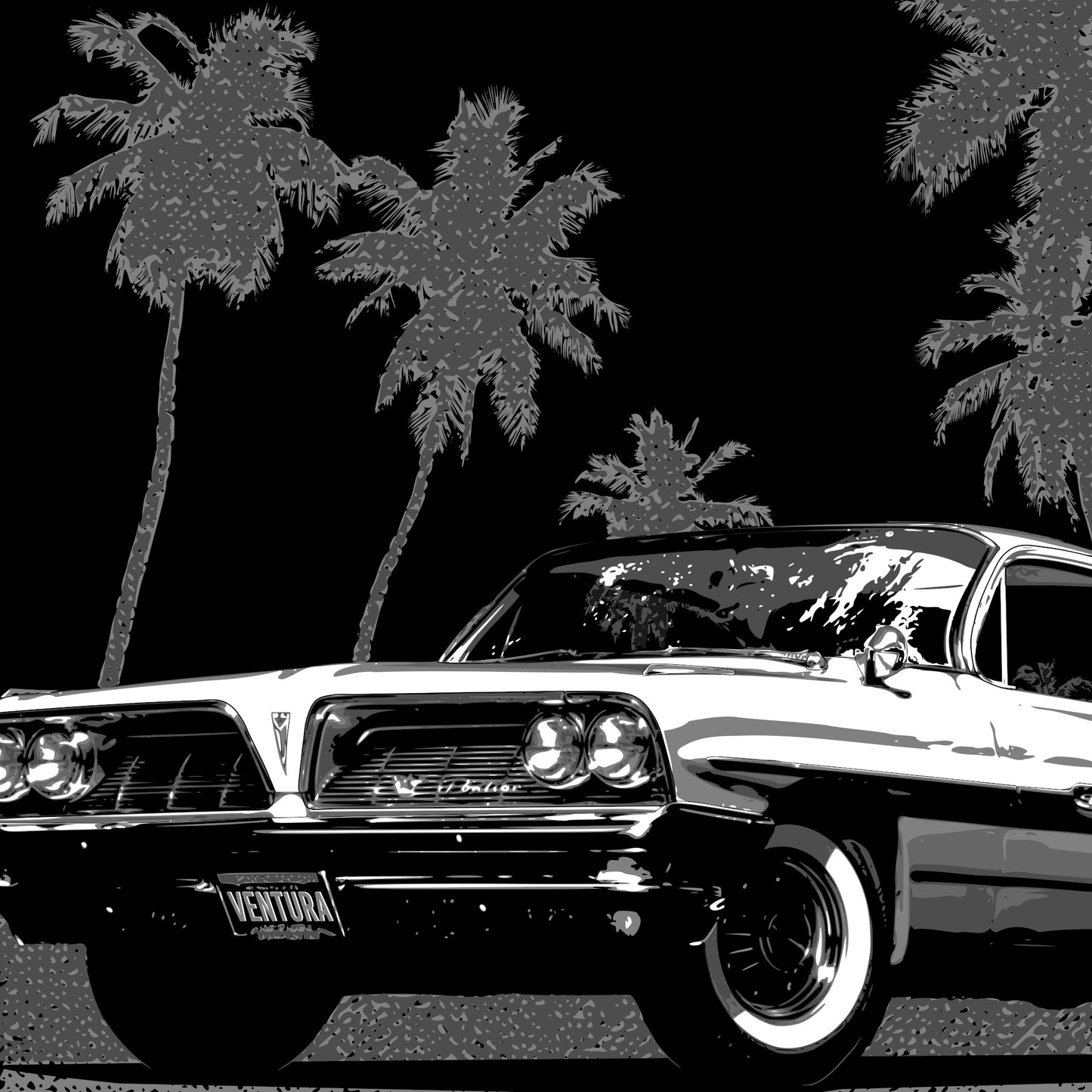 Classic car shirt featuring a 61 Pontiac Ventura - Unisex Classic Tee