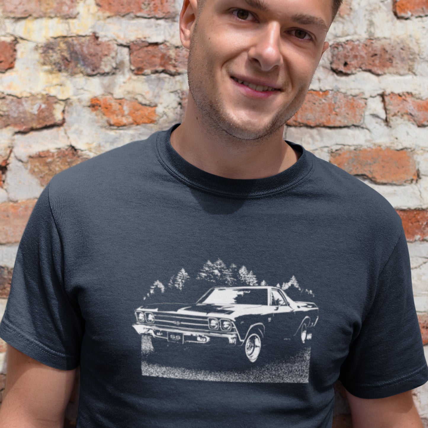 Classic car shirt featuring 69 El Camino SS 396- Unisex Classic Tee - 1969 Chevy truck