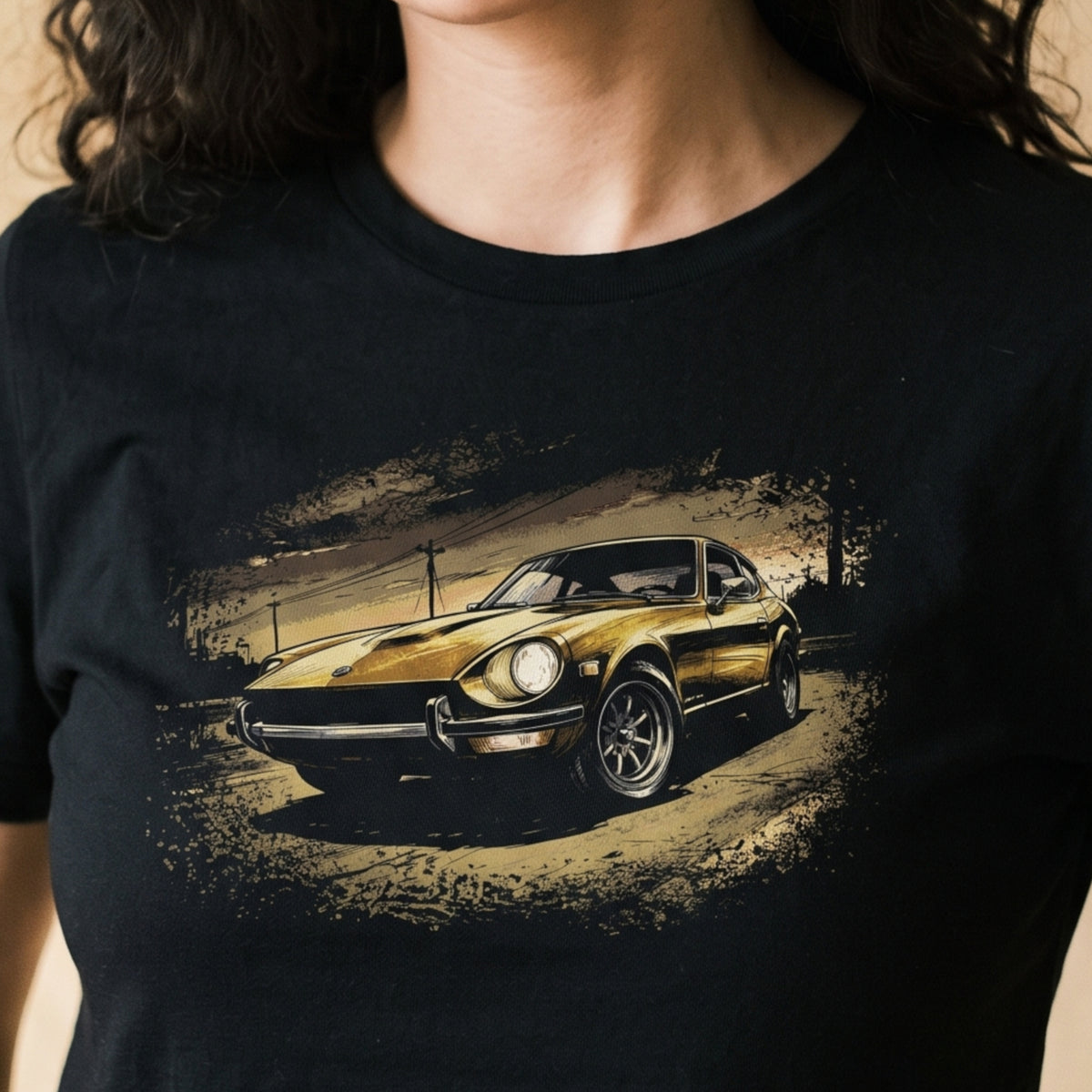 1970 Datsun 240Z T-Shirt, Classic Datsun Z Car Graphic Tee