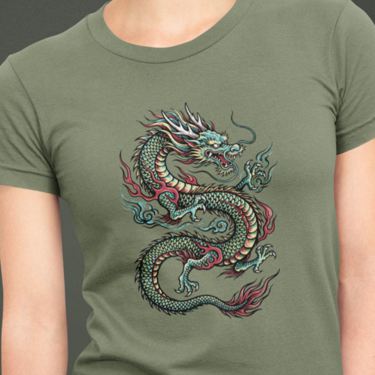 Eastern Dragon Graphic T-Shirt