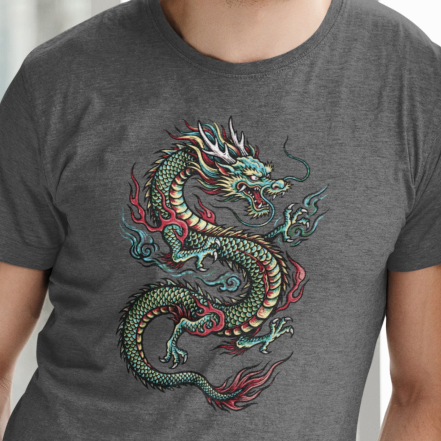 Eastern Dragon Graphic T-Shirt
