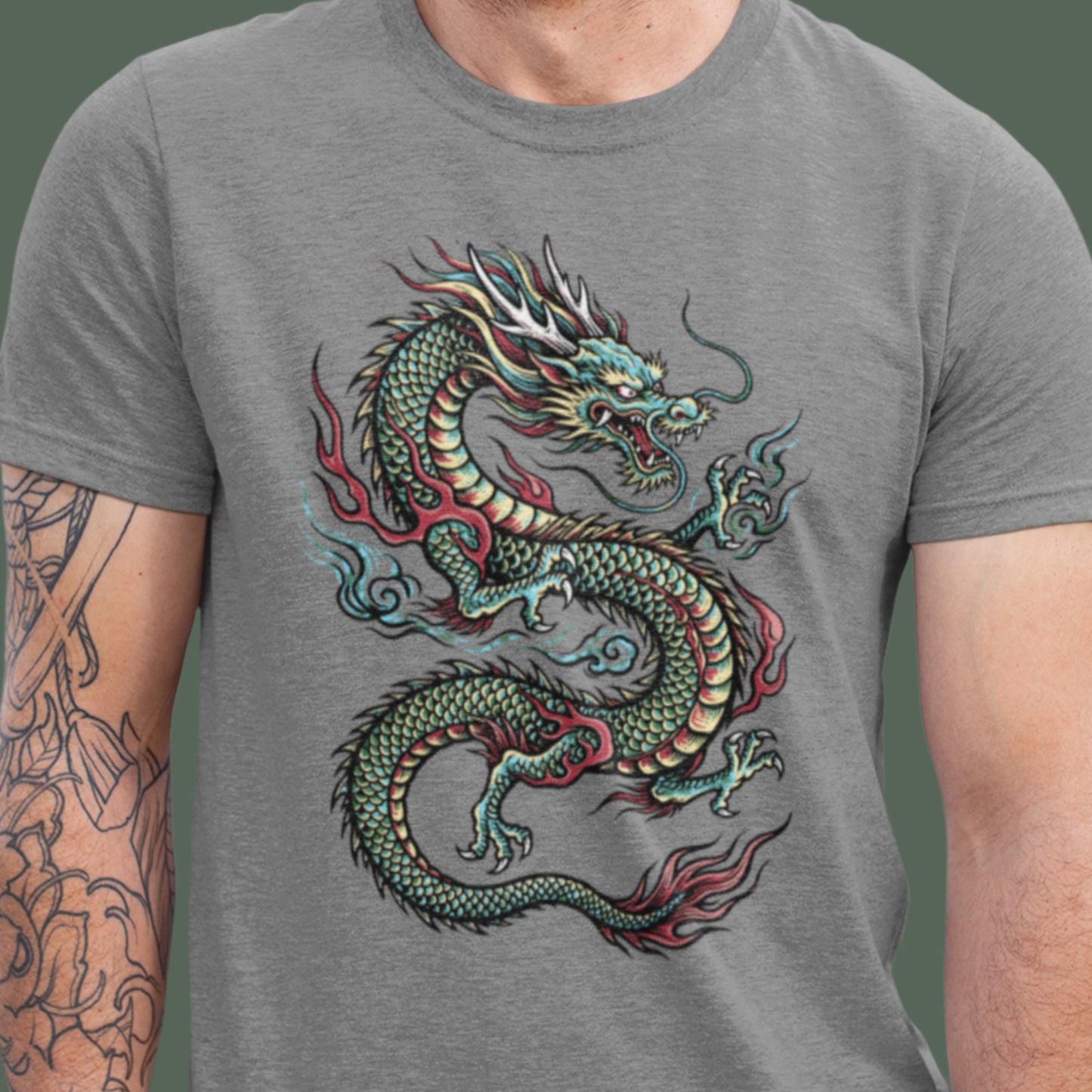 Eastern Dragon Graphic T-Shirt