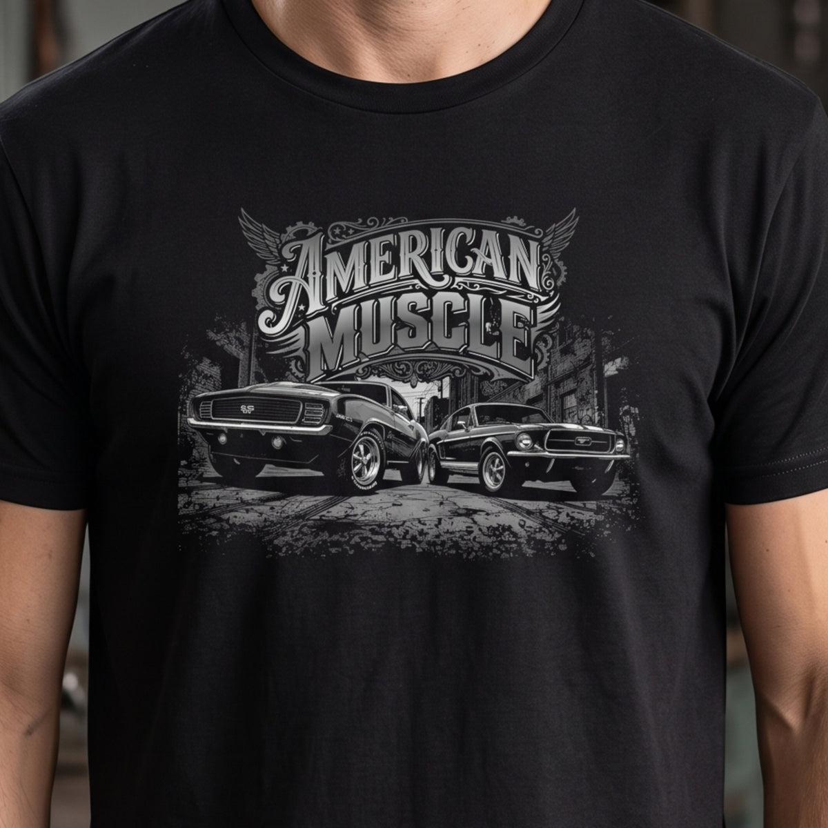 American Muscle Unisex classic tee - 2 Sixties Muscle Cars