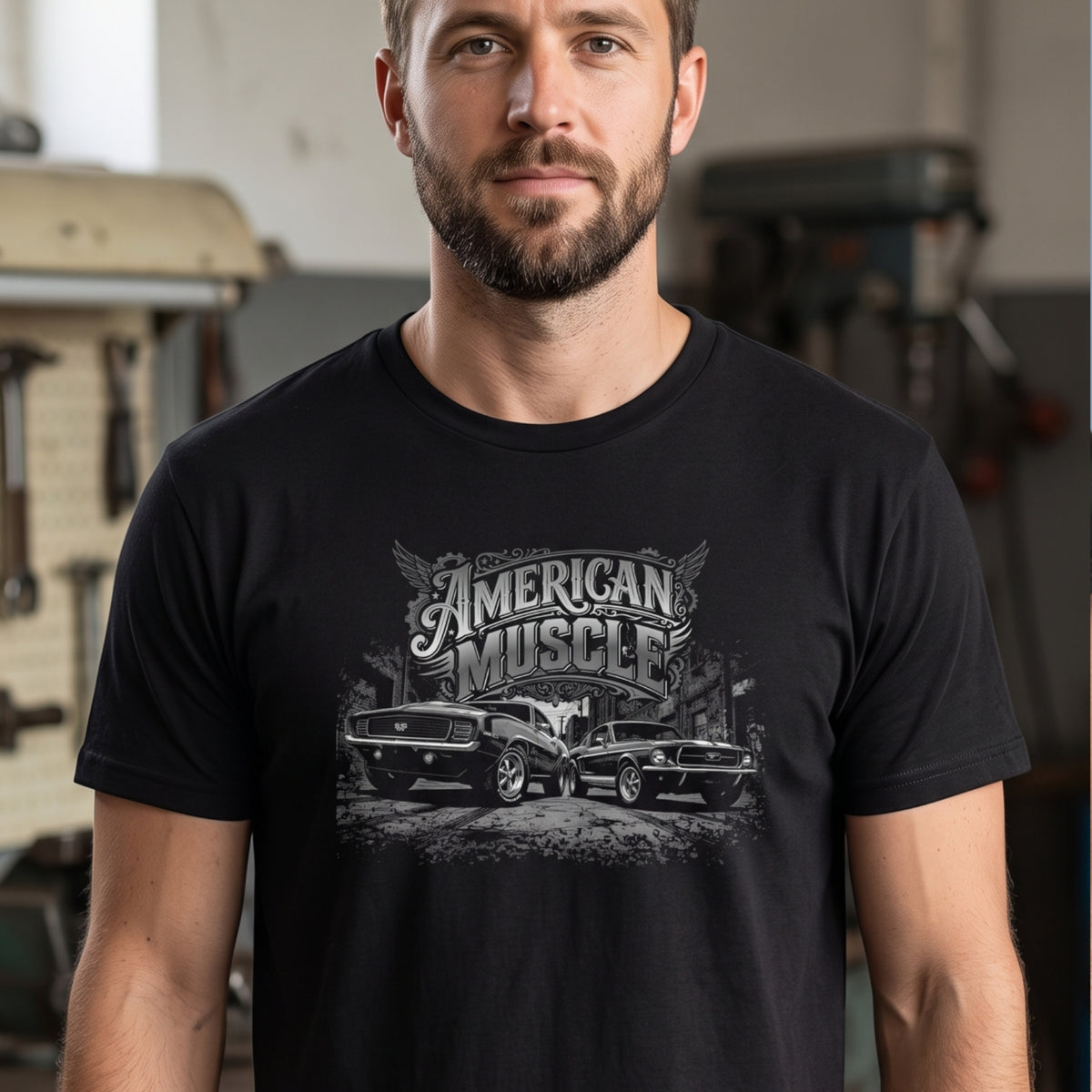 American Muscle Unisex classic tee - 2 Sixties Muscle Cars