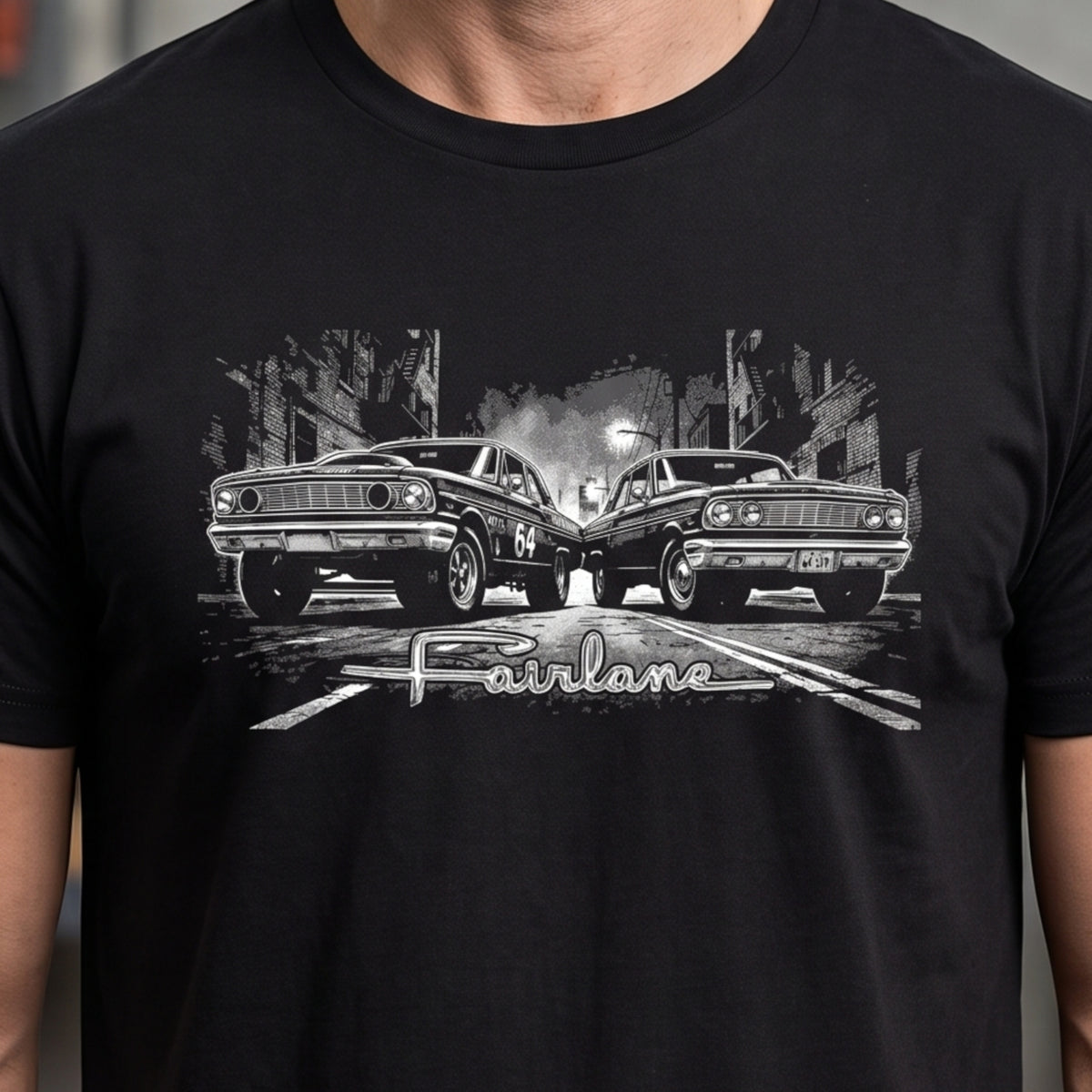 1964 Ford Fairlane T-Shirt, Thunderbolt Muscle Car Unisex classic tee