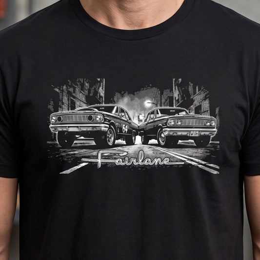 1964 Ford Fairlane T-Shirt, Thunderbolt Muscle Car Unisex classic tee