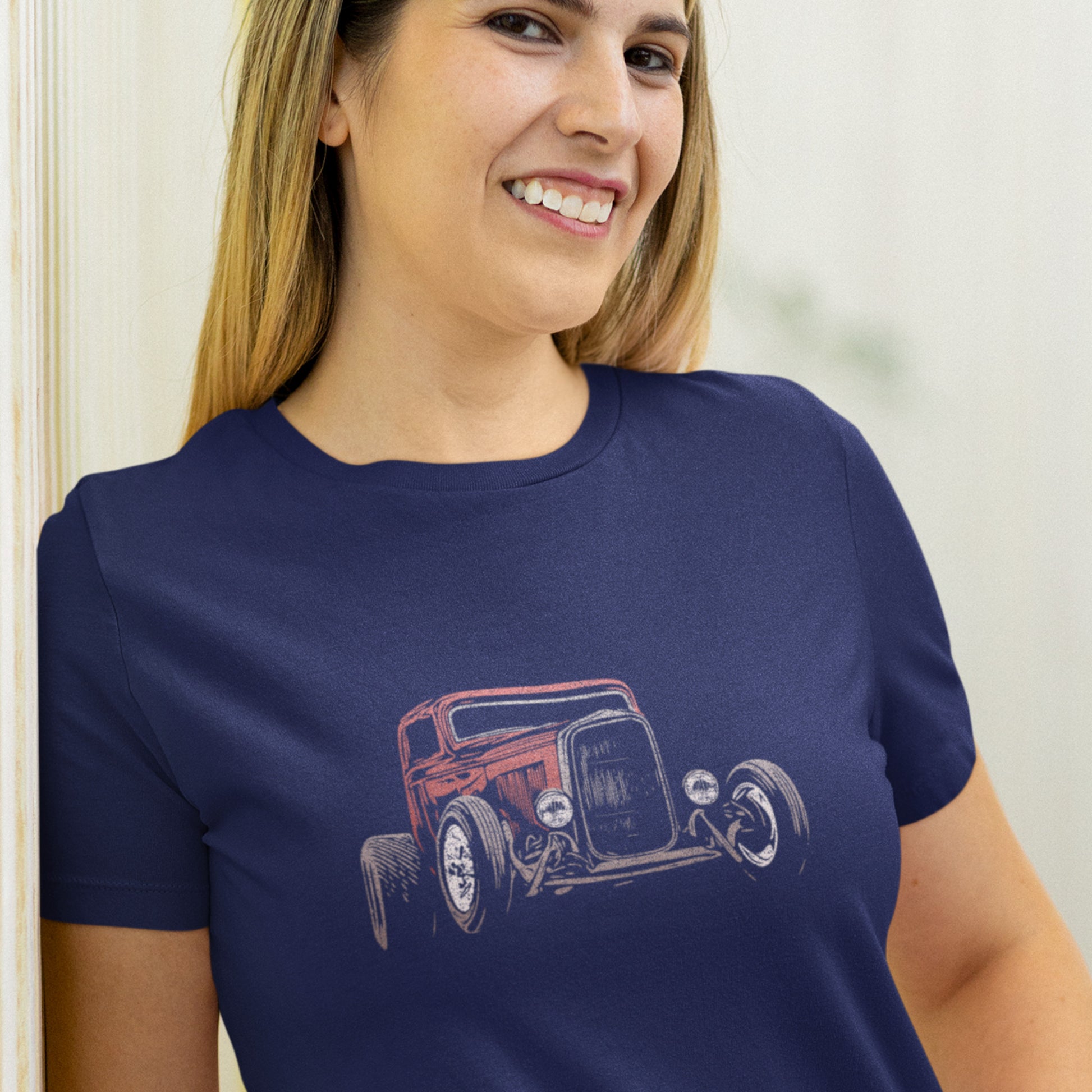 Classic Car Shirt featuring Little Deuce Coupe 32 Ford Hot Rod Unisex Jersey Tee - 1930's Street Rod