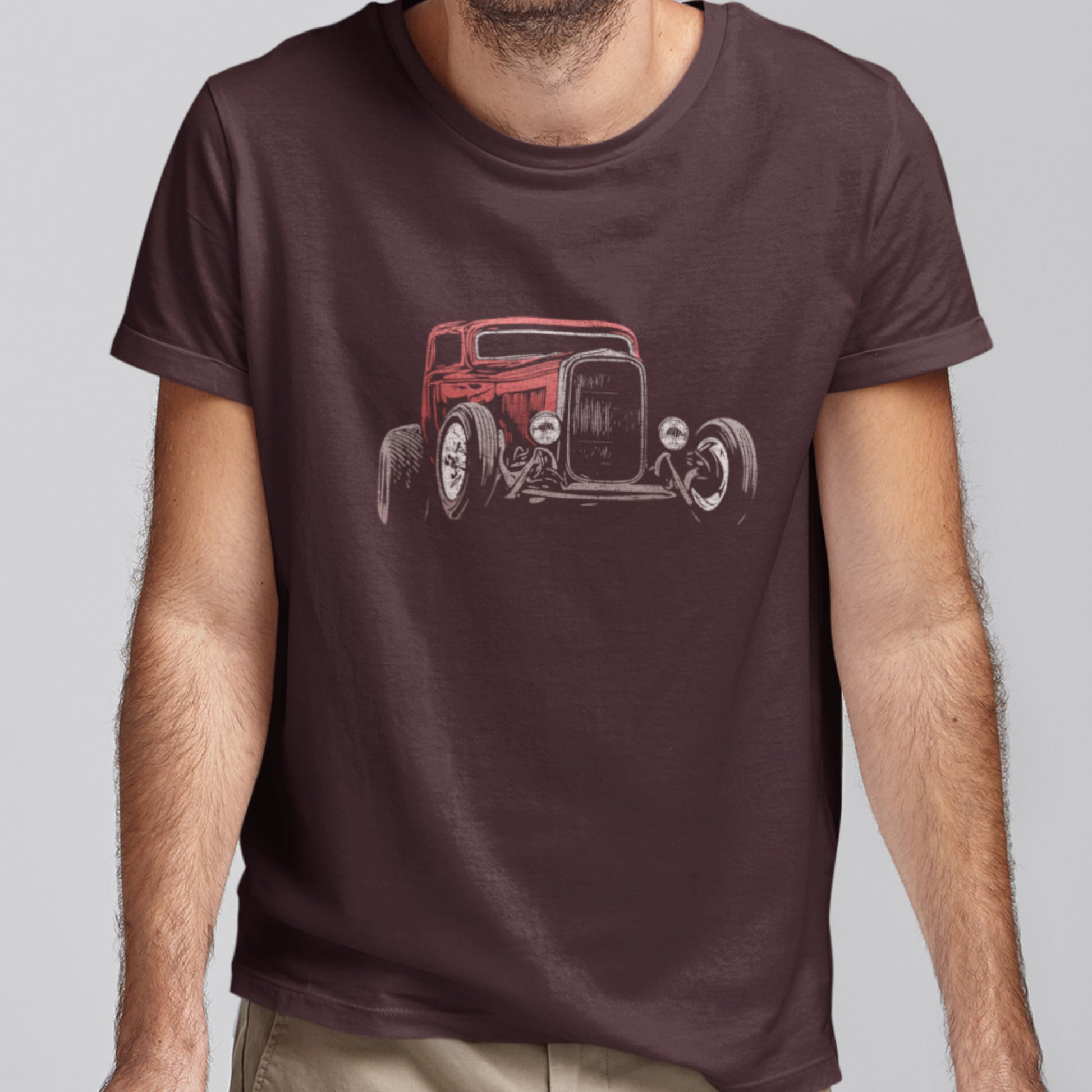 Classic Car Shirt featuring Little Deuce Coupe 32 Ford Hot Rod Unisex Jersey Tee - 1930's Street Rod