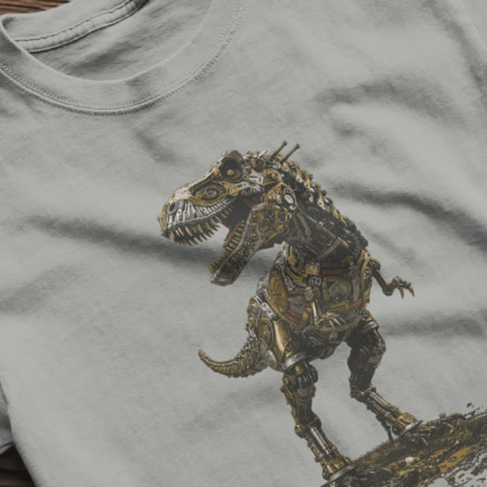 Steampunk T-rex Unisex t-shirt, Mechanical Tyrannosaurus