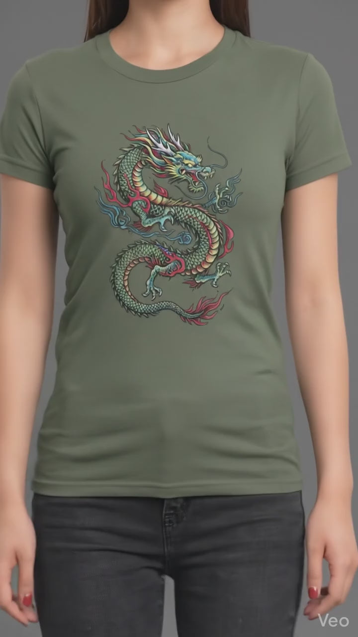 Eastern Dragon Graphic T-Shirt