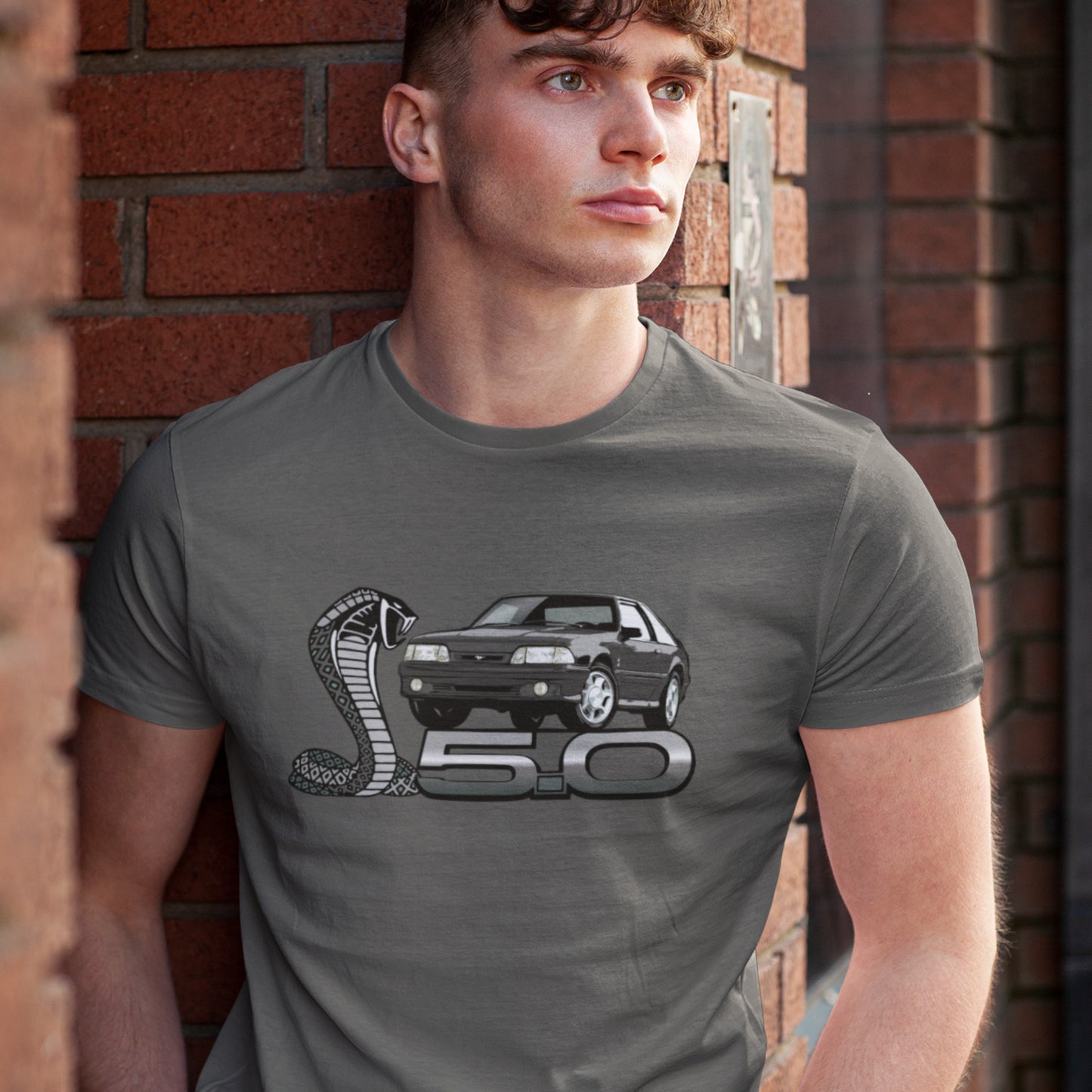 Fox Body Mustang Unisex t-shirt - Black 93 Cobra Ford Mustang