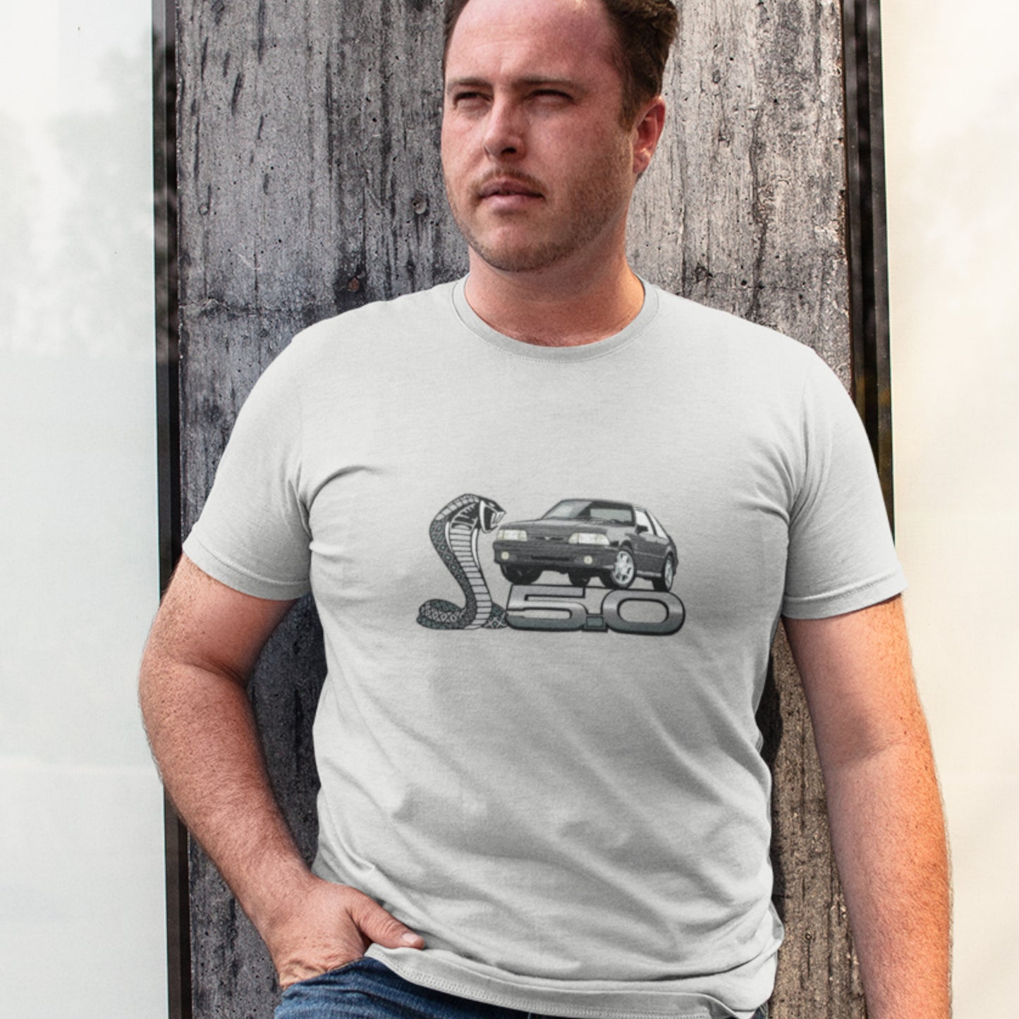 Fox Body Mustang Unisex t-shirt - Black 93 Cobra Ford Mustang