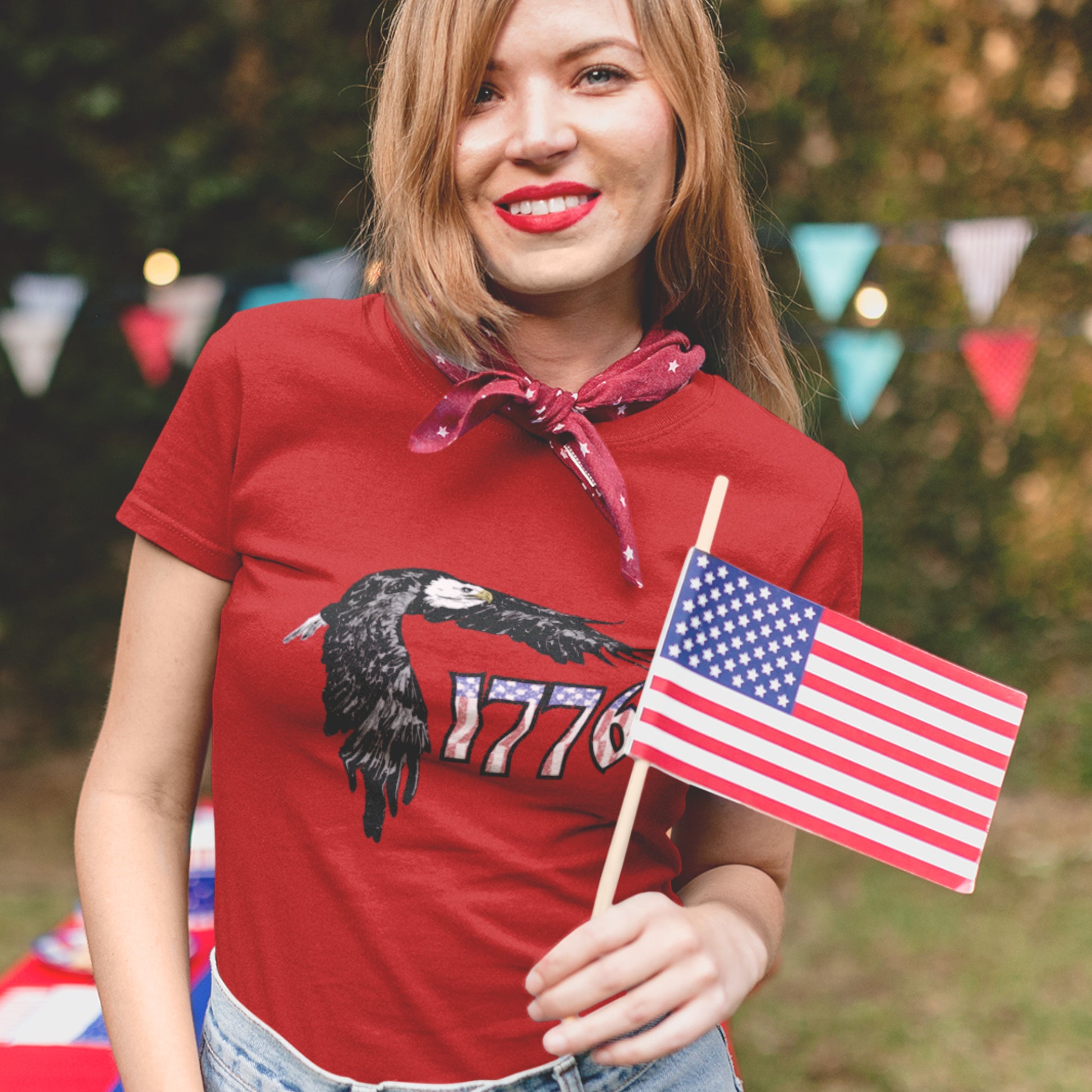 1776 Bald Eagle Unisex t-shirt for Independence Day July 4th