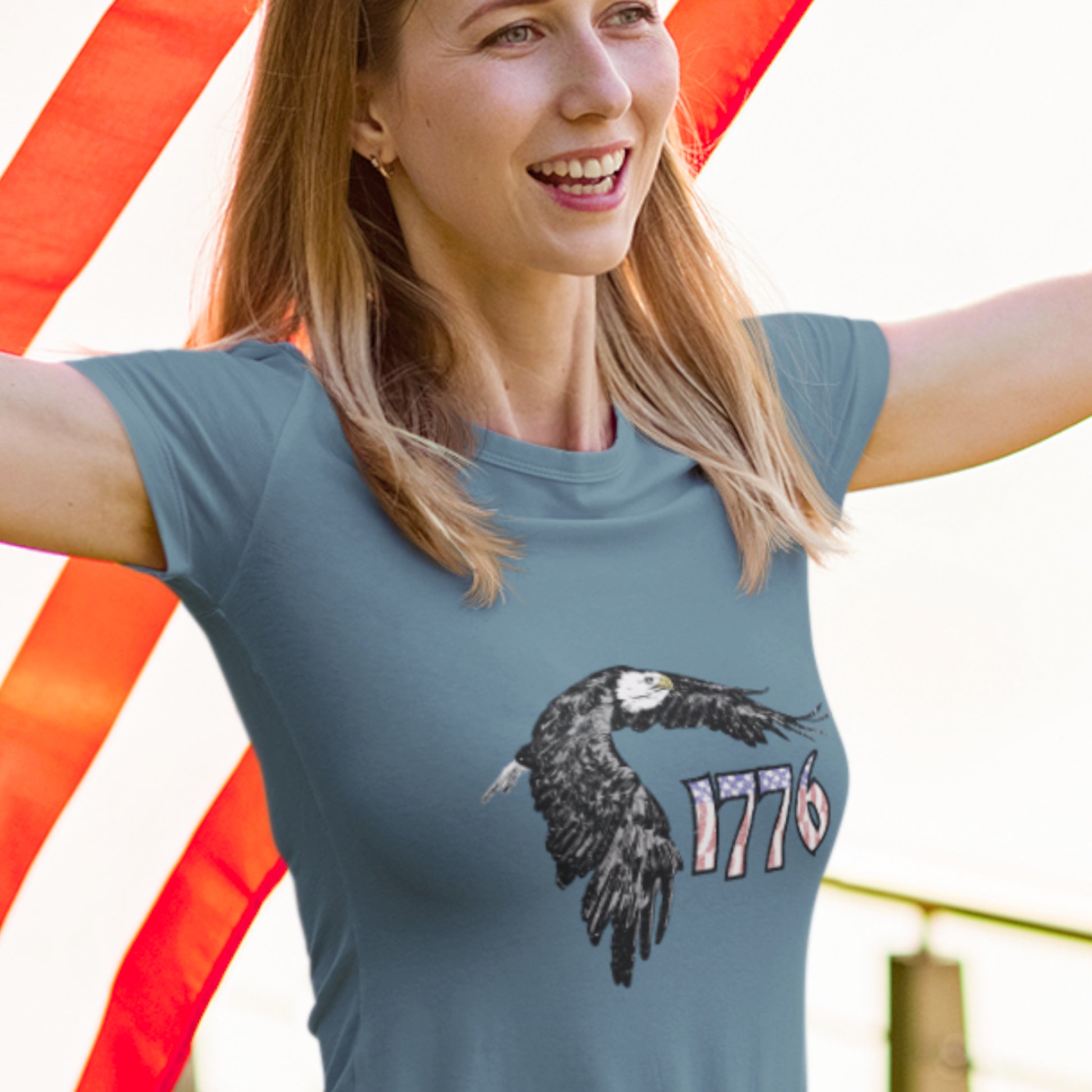 1776 Bald Eagle Unisex t-shirt for Independence Day July 4th