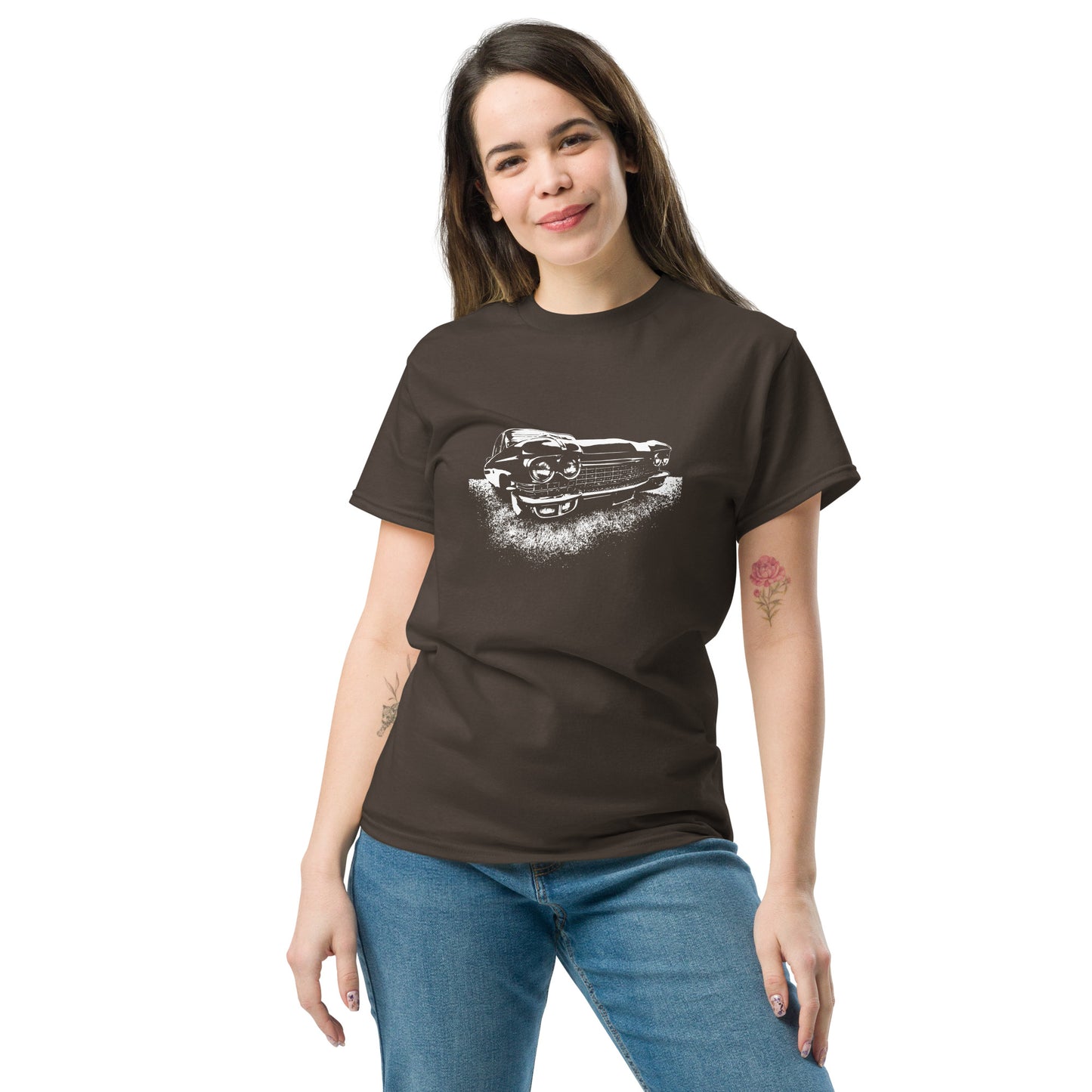 Classic car shirt featuring a 1960 Cadillac, 60 Caddy on Unisex classic tee