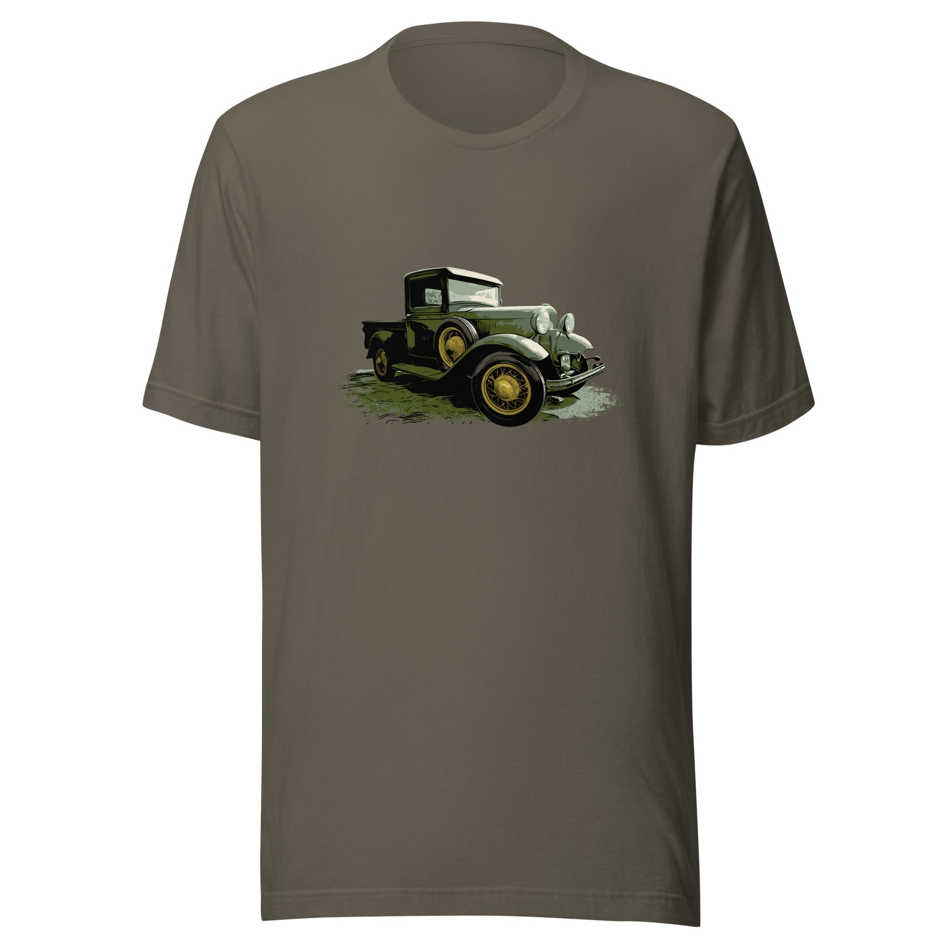 Classic Truck Shirt featuring a Green Ford Model A truck