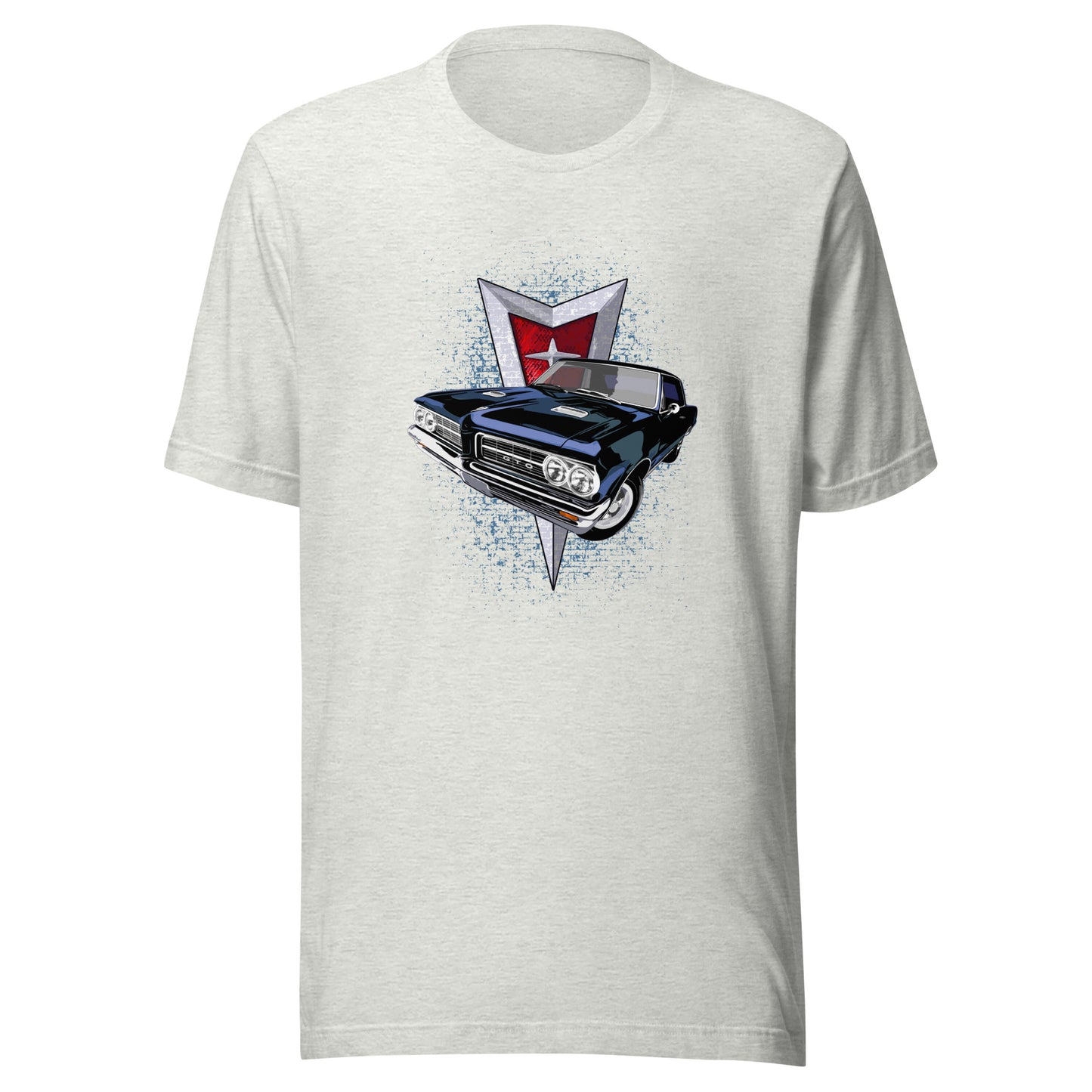 Classic car shirt featuring blue 64 Pontiac GTO - Unisex T-shirt - 1964 muscle car